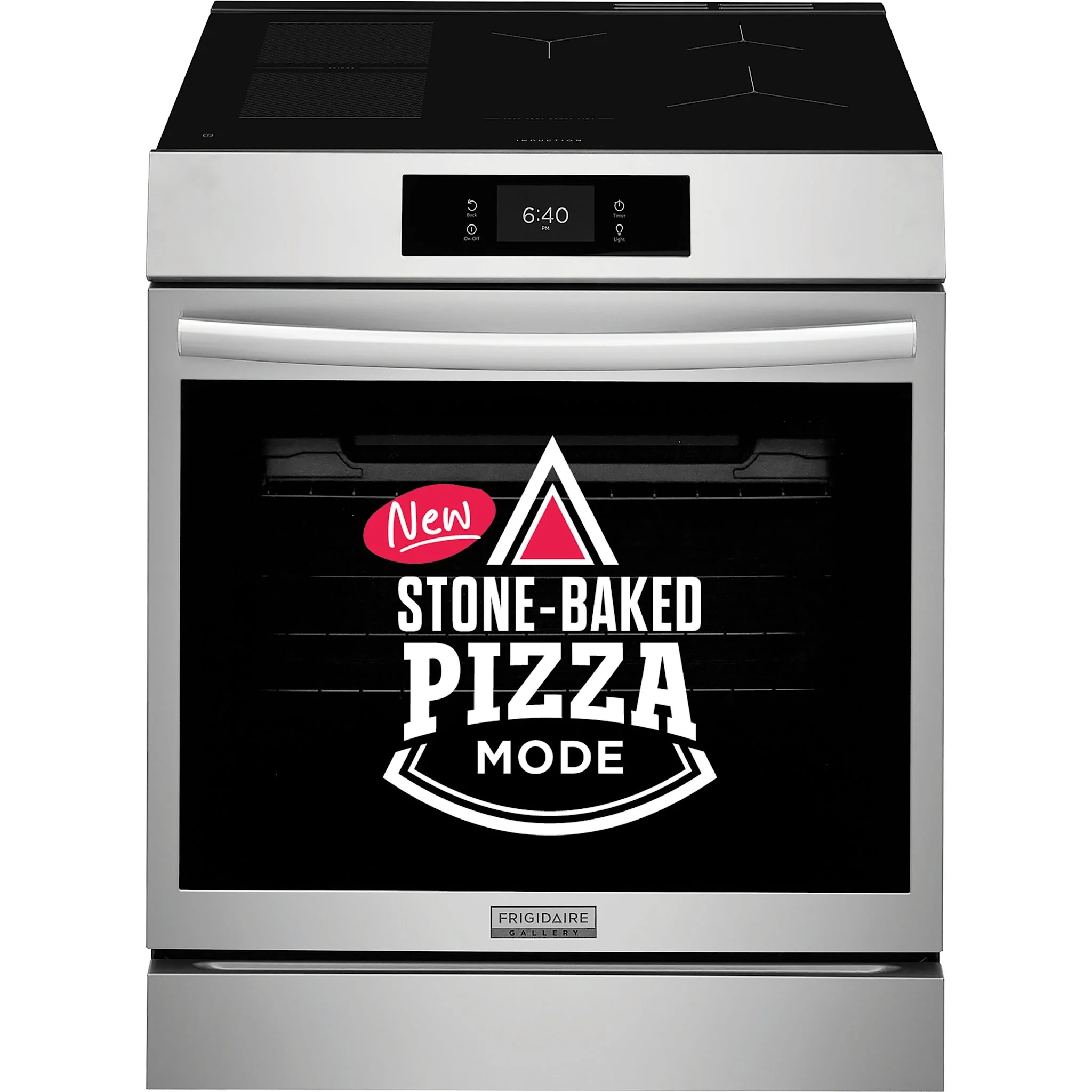 Frigidaire Gallery 30'' Front Control Induction Range with Stone-Baked Pizza - Stainless Steel (GCFI307CBF) - Image 8