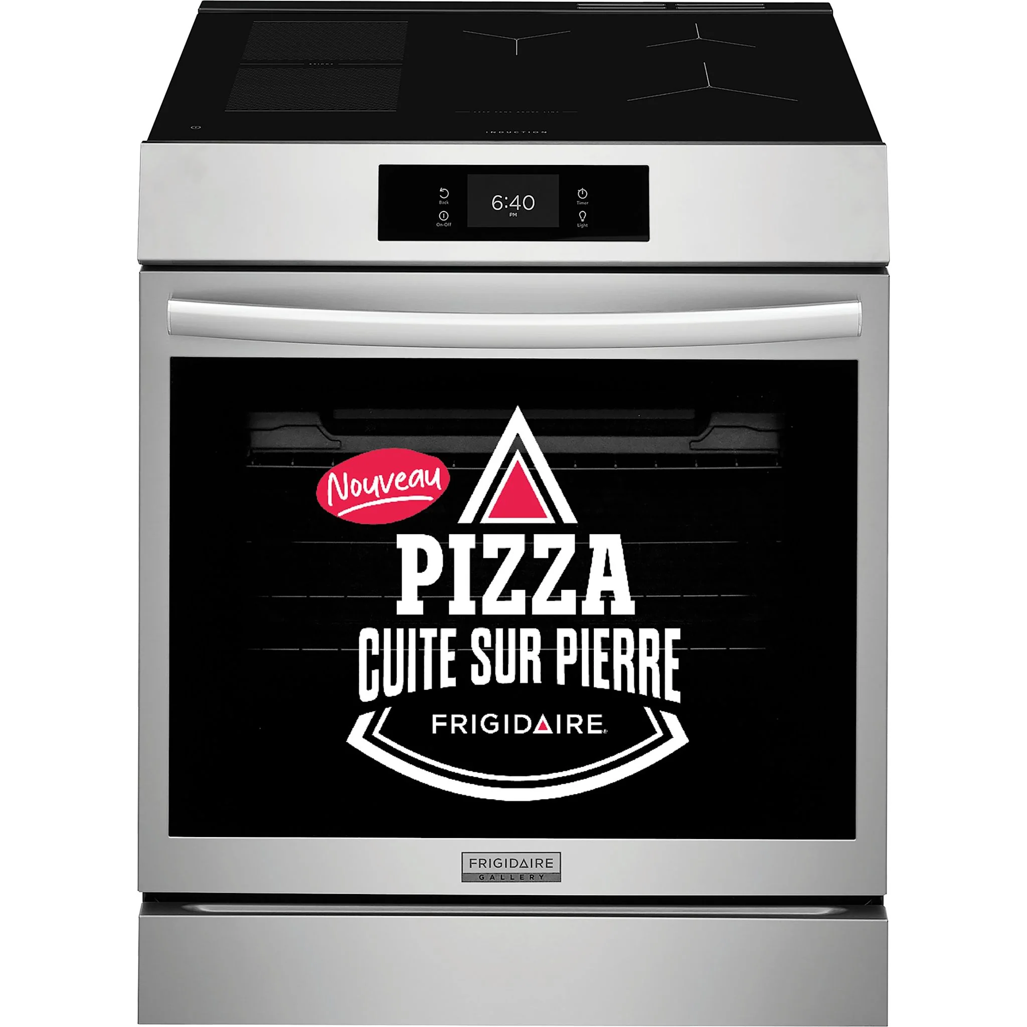 Frigidaire Gallery 30'' Front Control Induction Range with Stone-Baked Pizza - Stainless Steel (GCFI307CBF) - Image 9