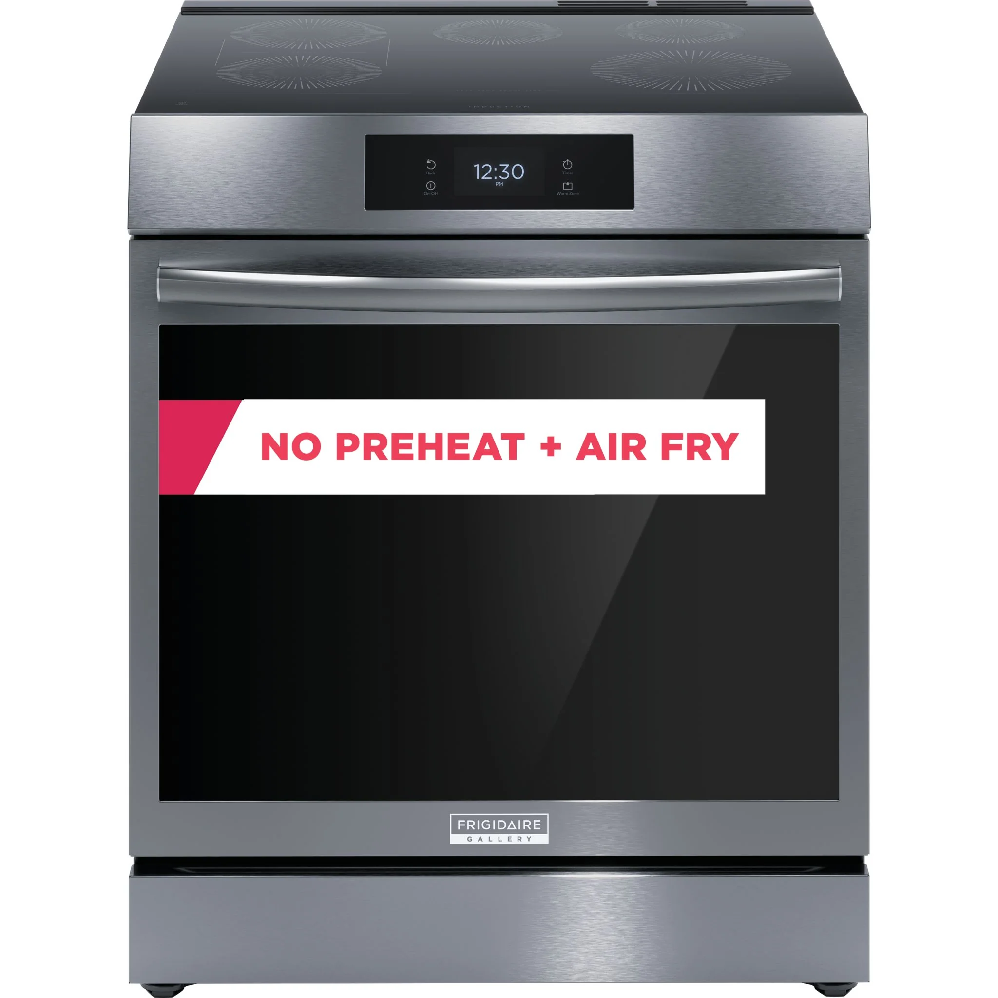 Frigidaire Gallery 30" Front Control Induction Range with Total Convection - Black Stainless ( GCFI306CBD ) - Image 2