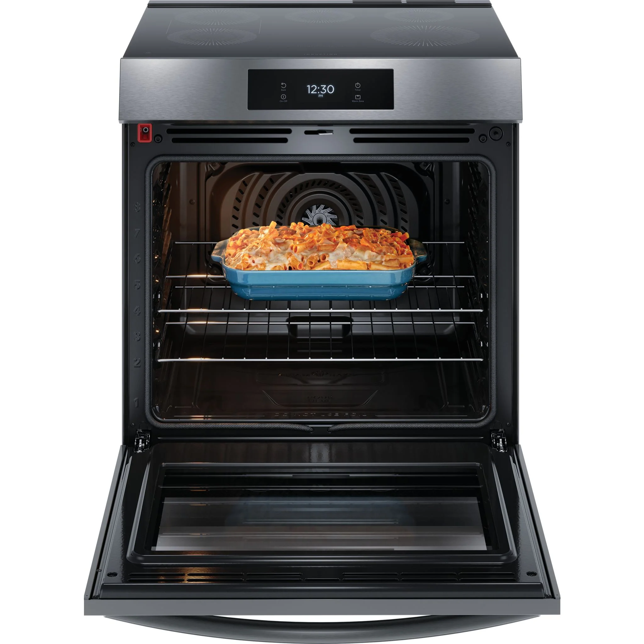 Frigidaire Gallery 30" Front Control Induction Range with Total Convection - Black Stainless ( GCFI306CBD ) - Image 7