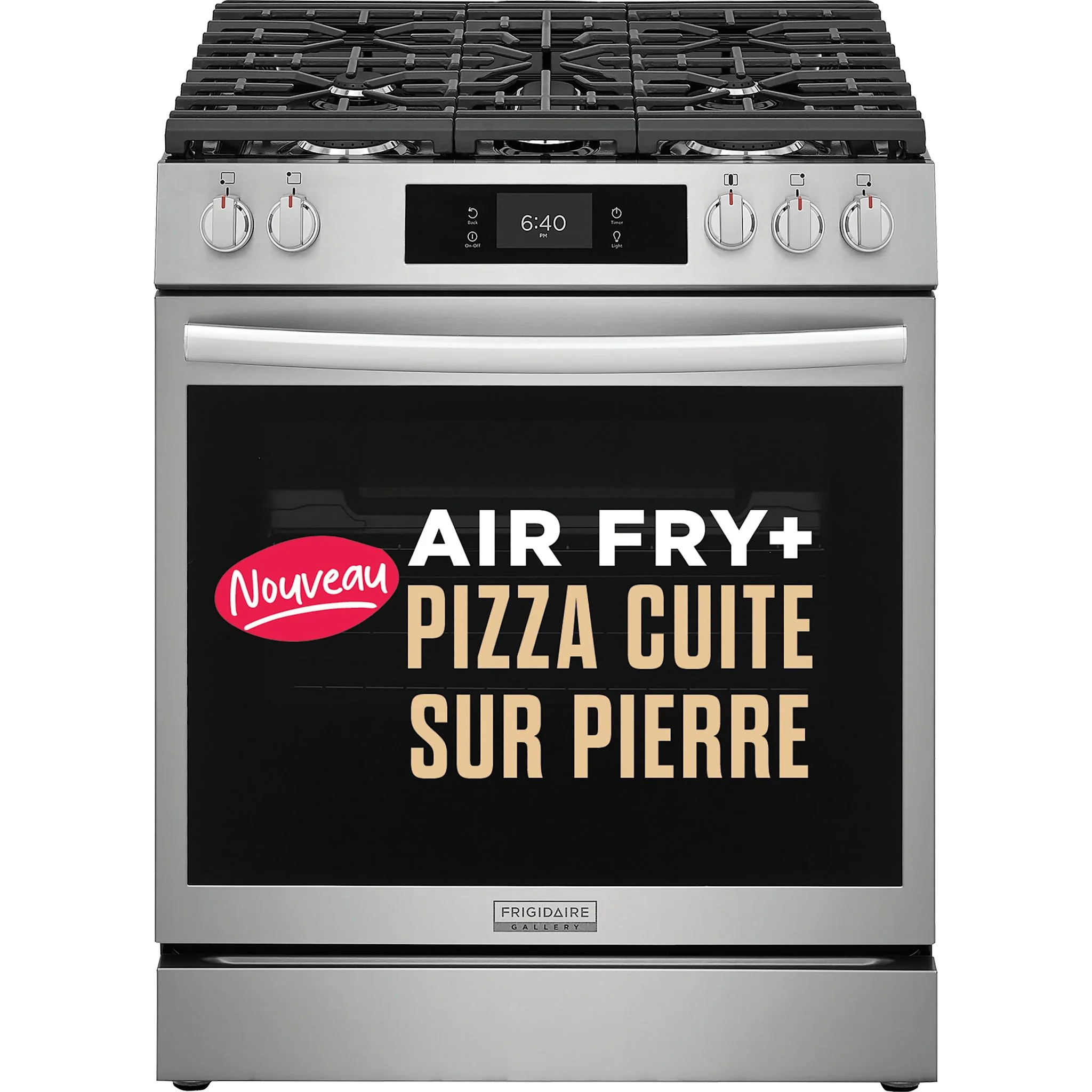 Frigidaire Gallery 30" Gas Range (GCFG3070BF) - SmudgeProof Stainless Steel - Image 8
