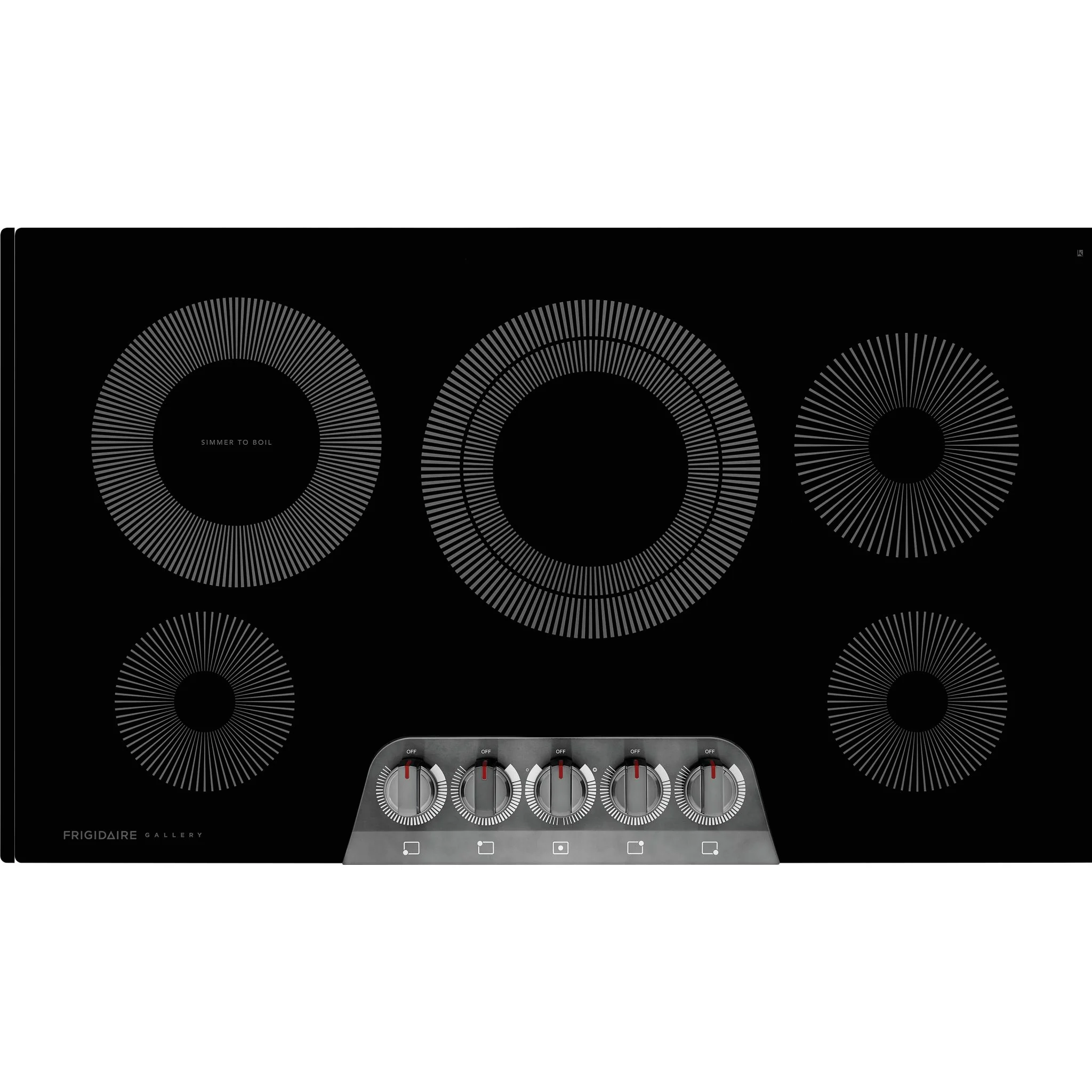 Frigidaire Gallery 36" Electric Cooktop - Black Stainless ( GCCE3670AD ) - Image 2