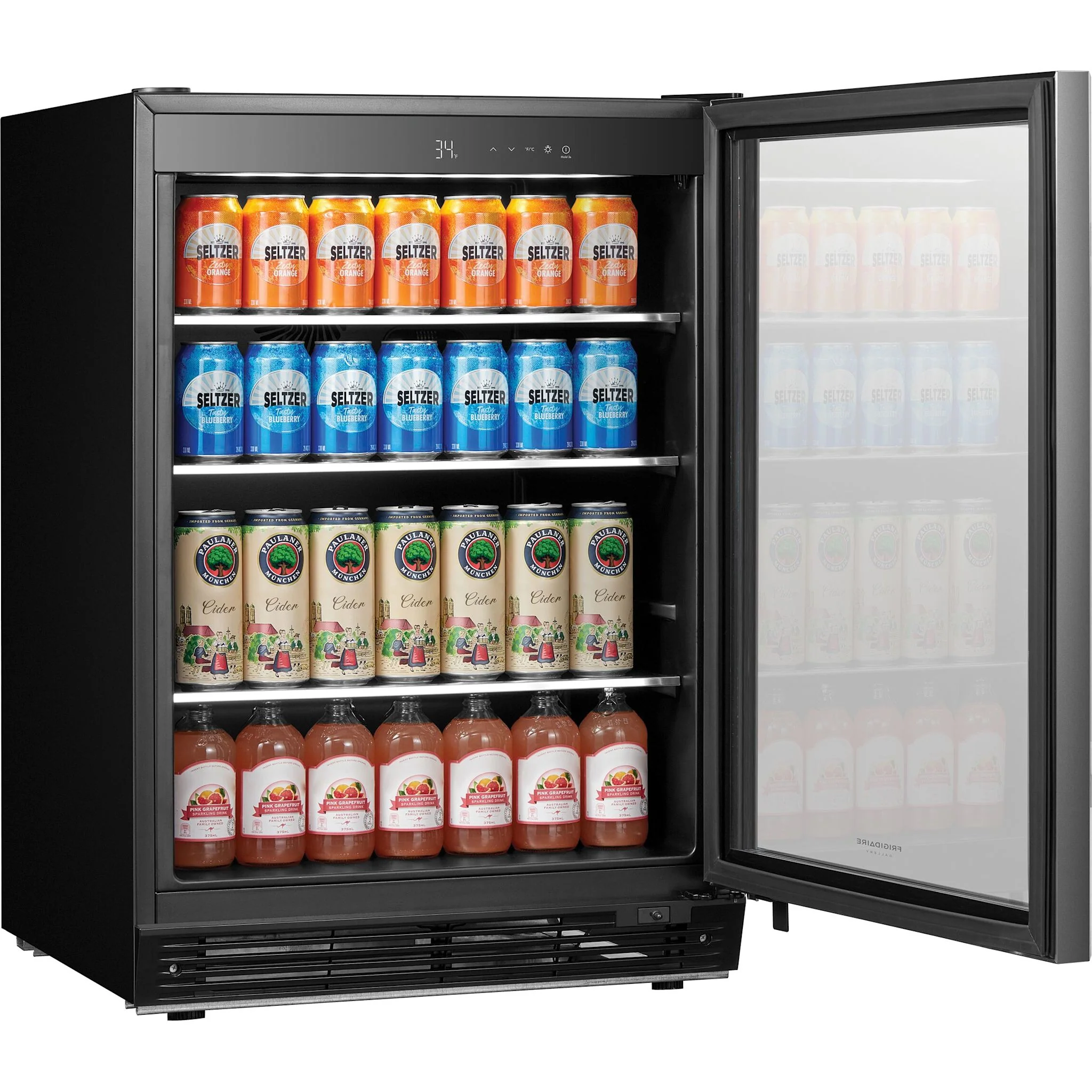 Frigidaire Gallery Built In or Freestanding 185 Can Beverage Center - Stainless Steel  (GRYB5426AS) - Image 3