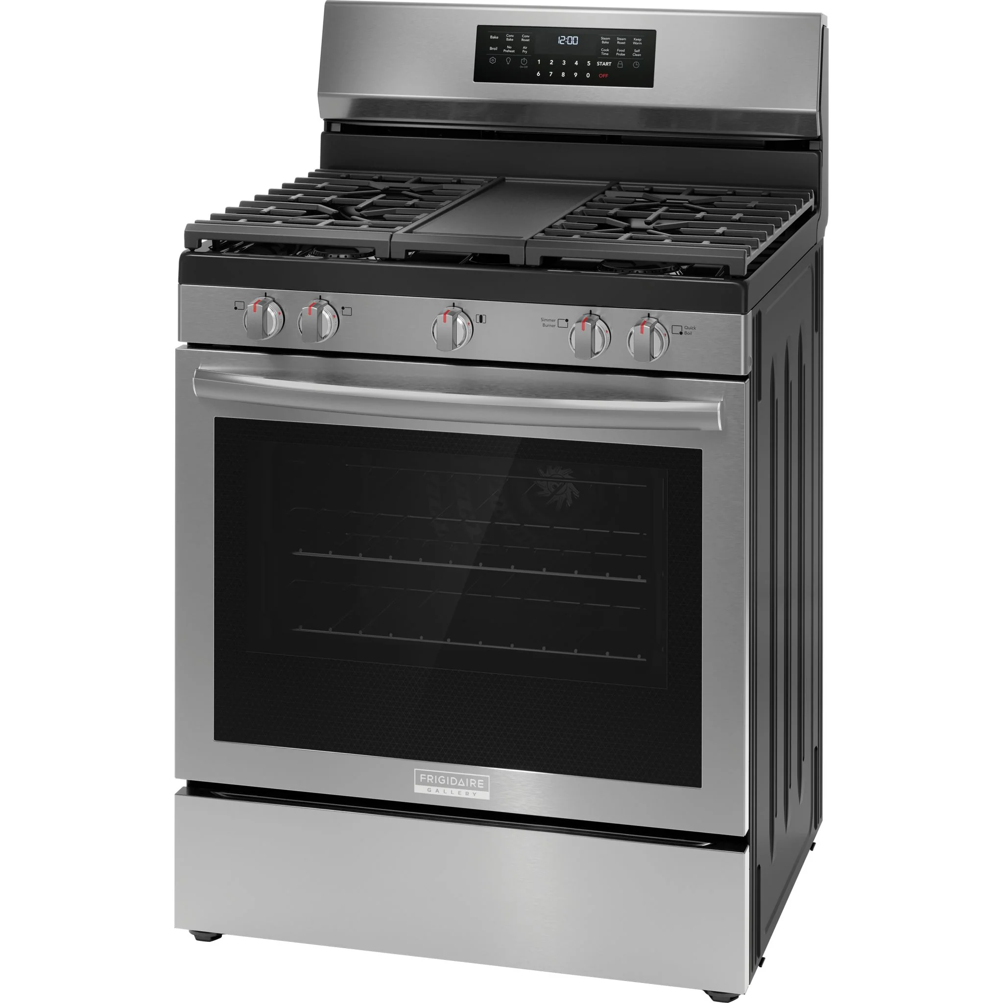 Frigidaire Gallery Gas Range (GCRG3060BF) - Smudgeproof Stainless Steel - Image 2