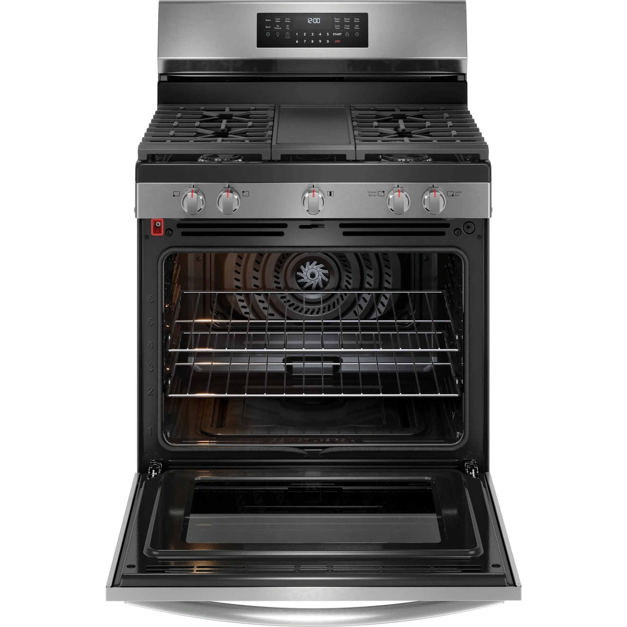Frigidaire Gallery Gas Range (GCRG3060BF) - Smudgeproof Stainless Steel - Image 5