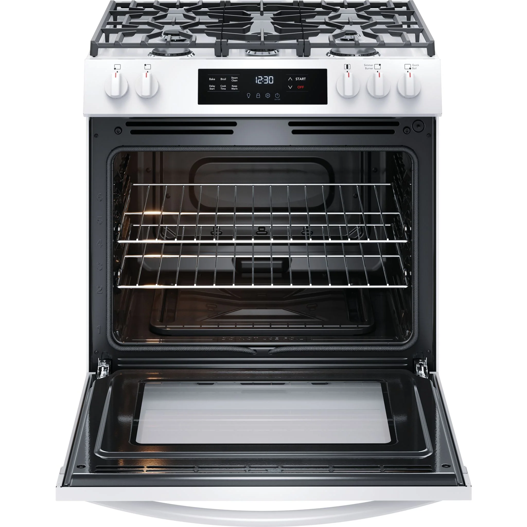 Frigidaire Gas Range (FCFG3062AW) - White - Image 5