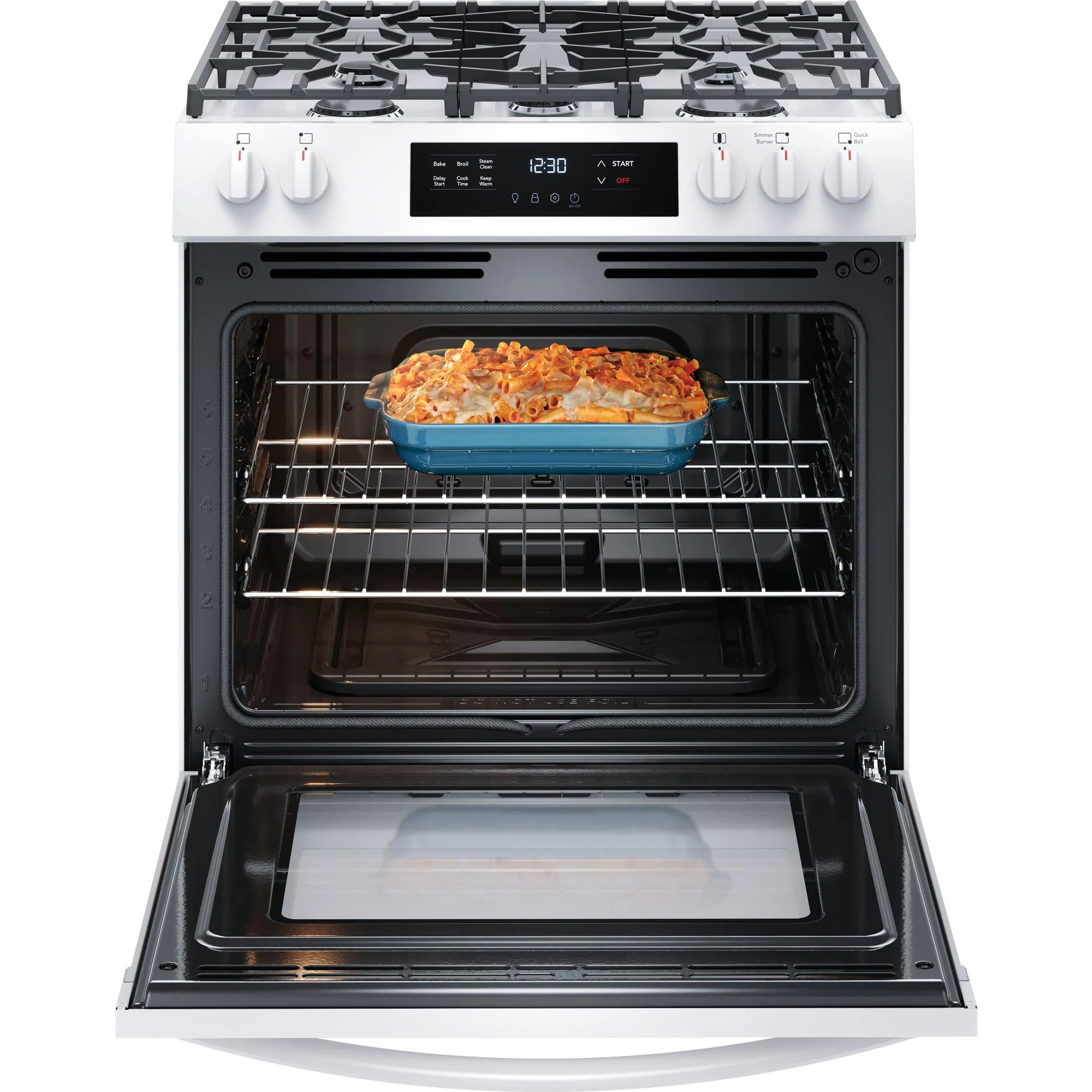 Frigidaire Gas Range (FCFG3062AW) - White - Image 6