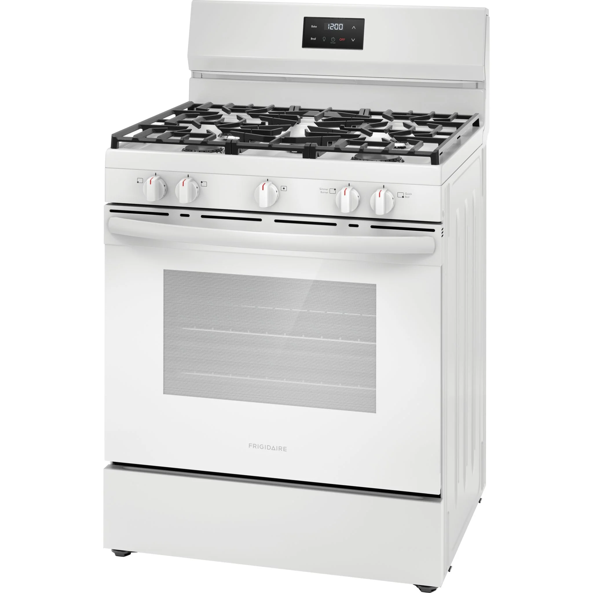 Frigidaire Gas Range (FCRG3052BW) - White - Image 2