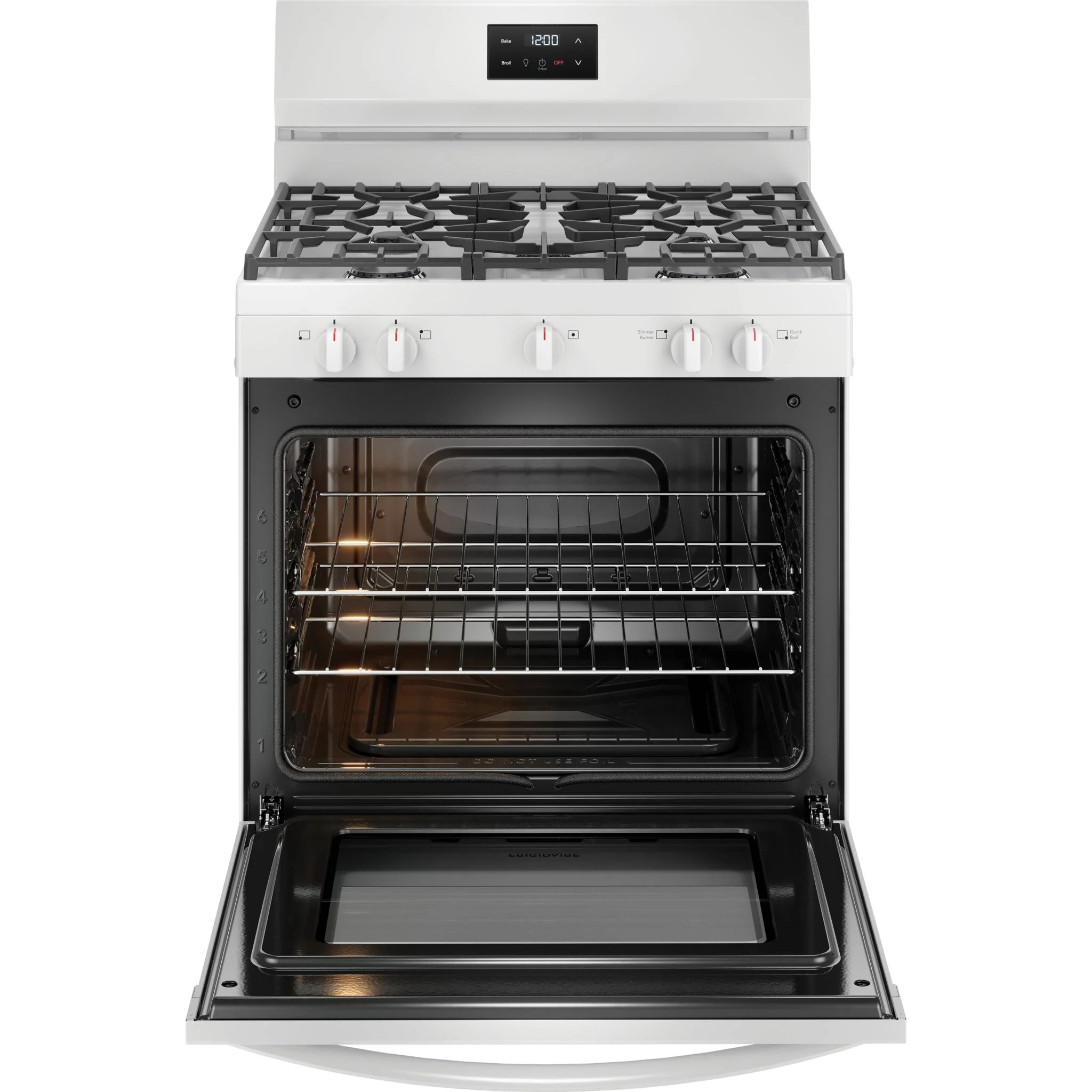 Frigidaire Gas Range (FCRG3052BW) - White - Image 6