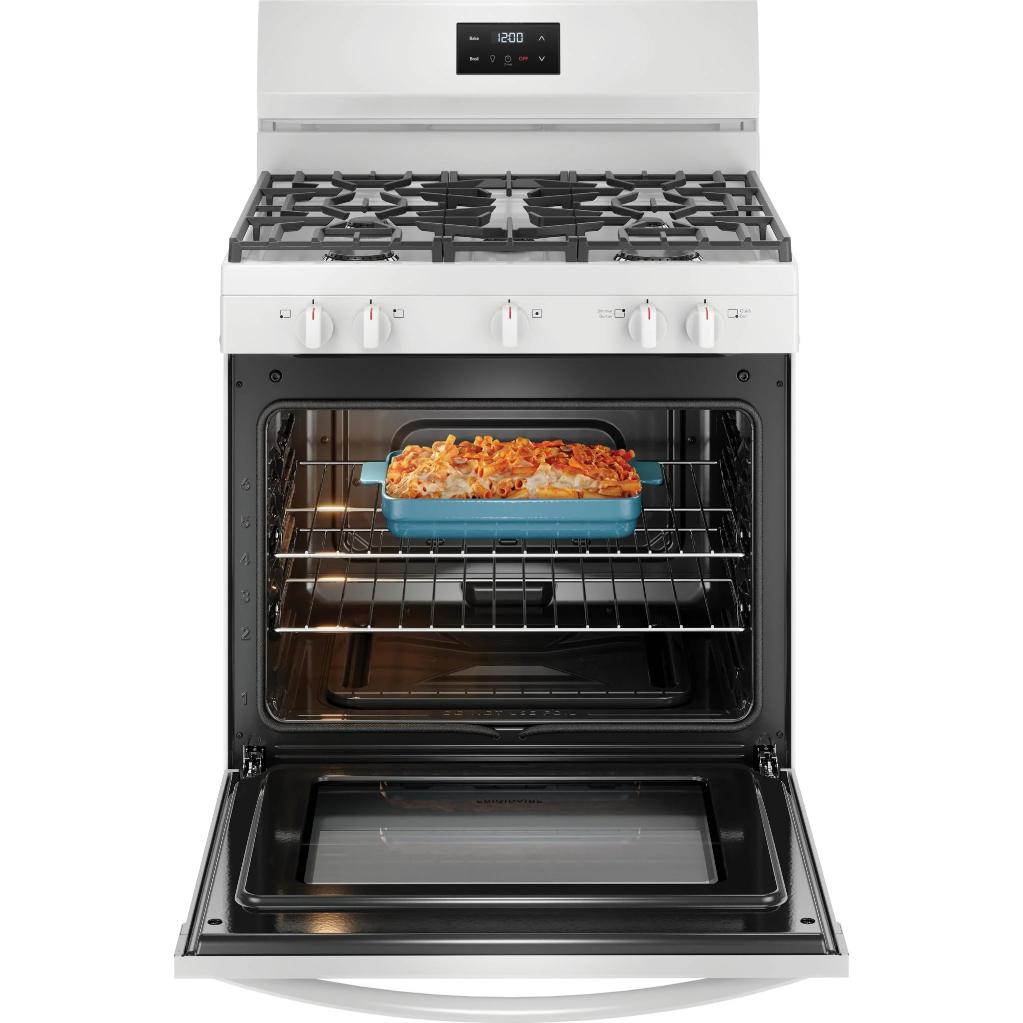 Frigidaire Gas Range (FCRG3052BW) - White - Image 7