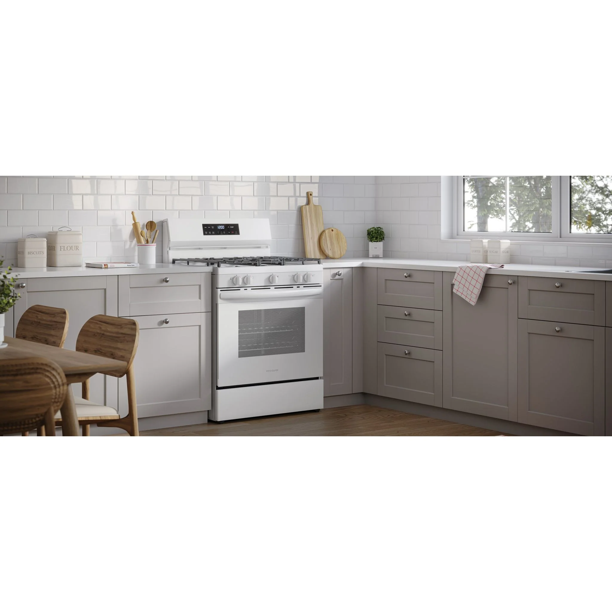 Frigidaire Gas Range (FCRG3062AW) - White - Image 9