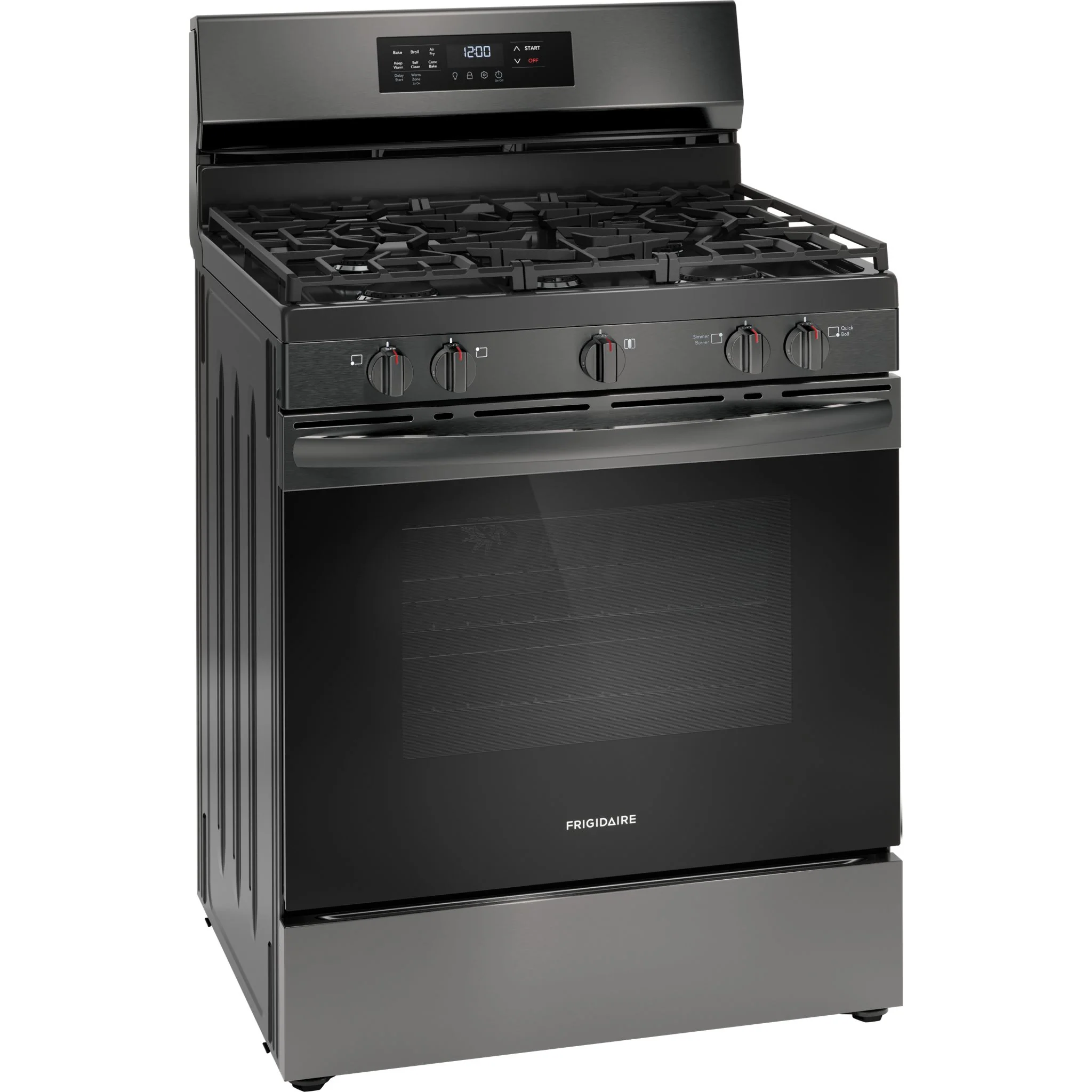 Frigidaire Gas Range (FCRG3083AD) - Black Stainless Steel - Image 3