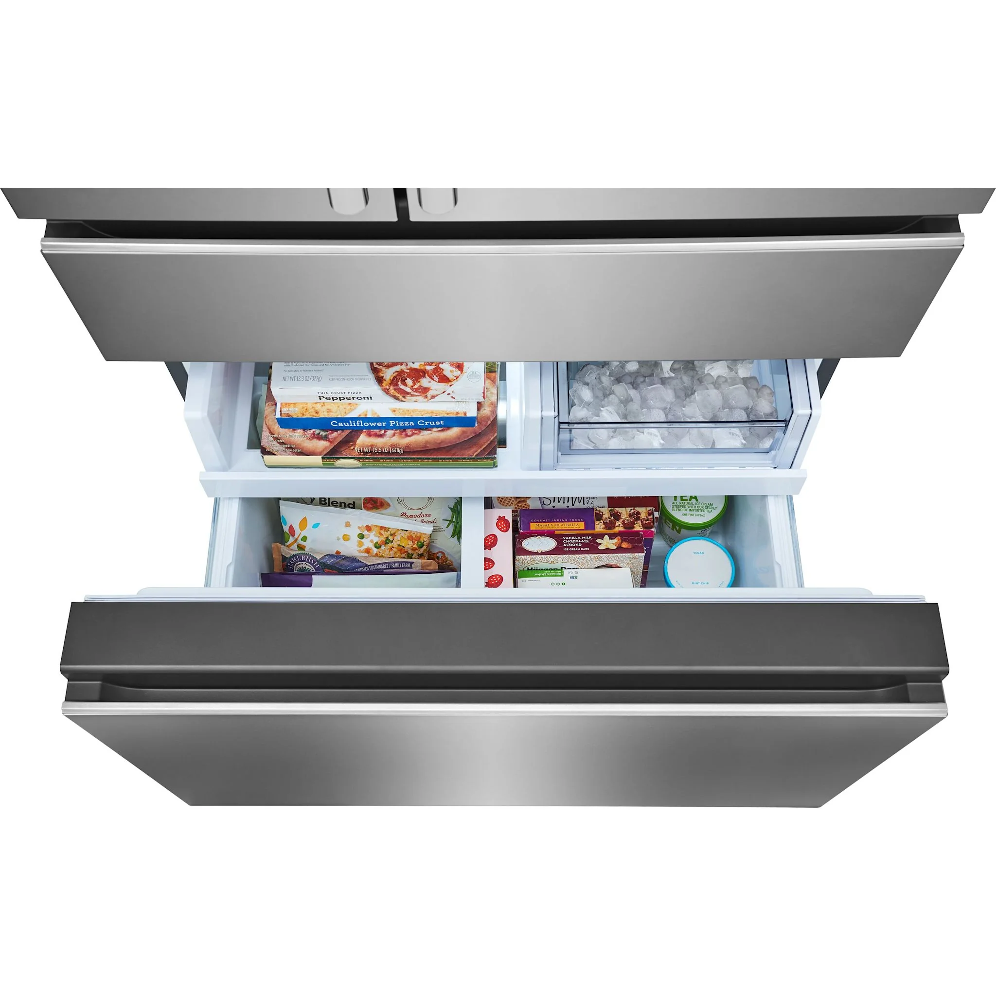 Frigidaire Professional 21 Cu. Ft. Counter-Depth 4-Door French Door Refrigerator - SmudgeProof Stainless Steel (PRMC2290BF) - Image 11