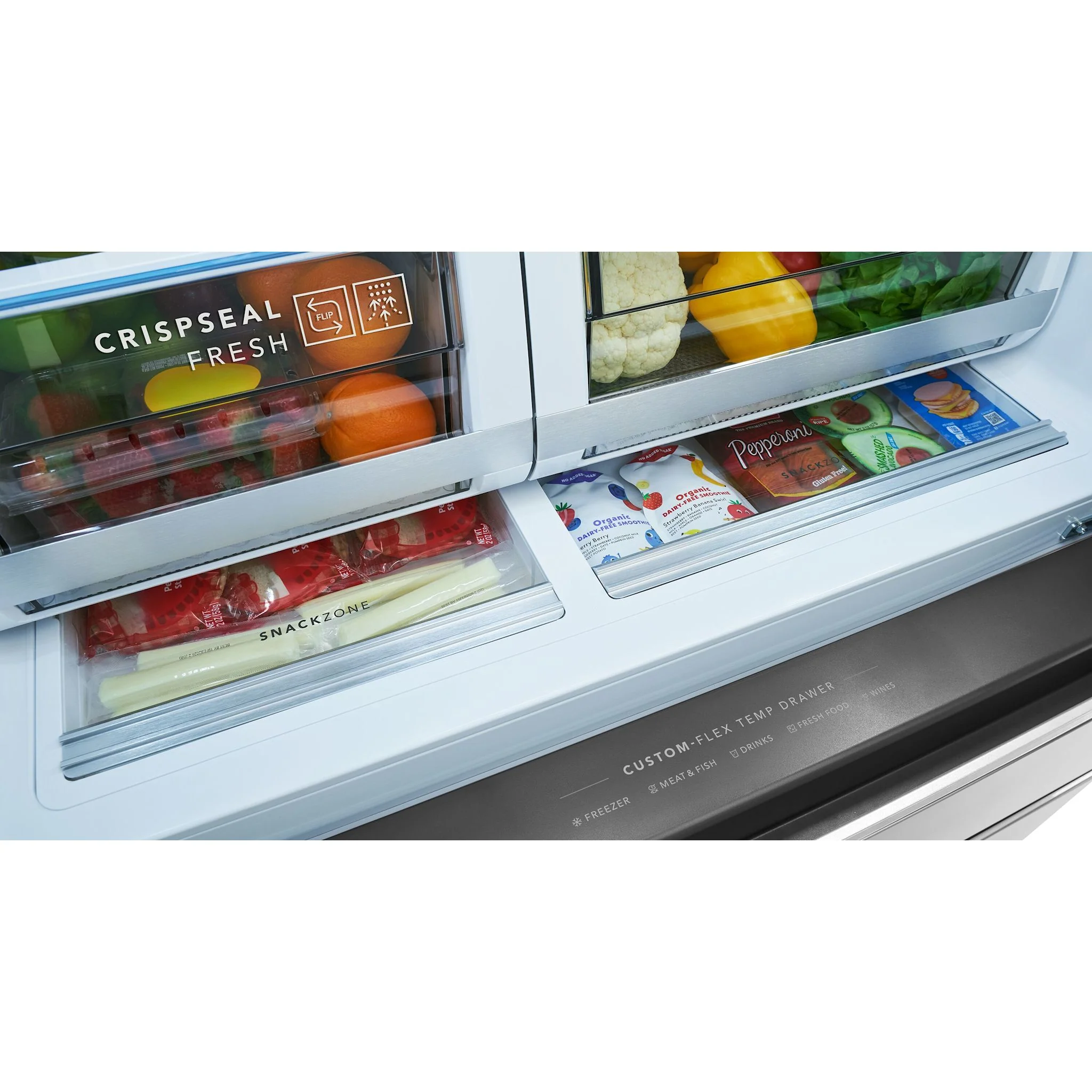 Frigidaire Professional 21 Cu. Ft. Counter-Depth 4-Door French Door Refrigerator - SmudgeProof Stainless Steel (PRMC2290BF) - Image 13