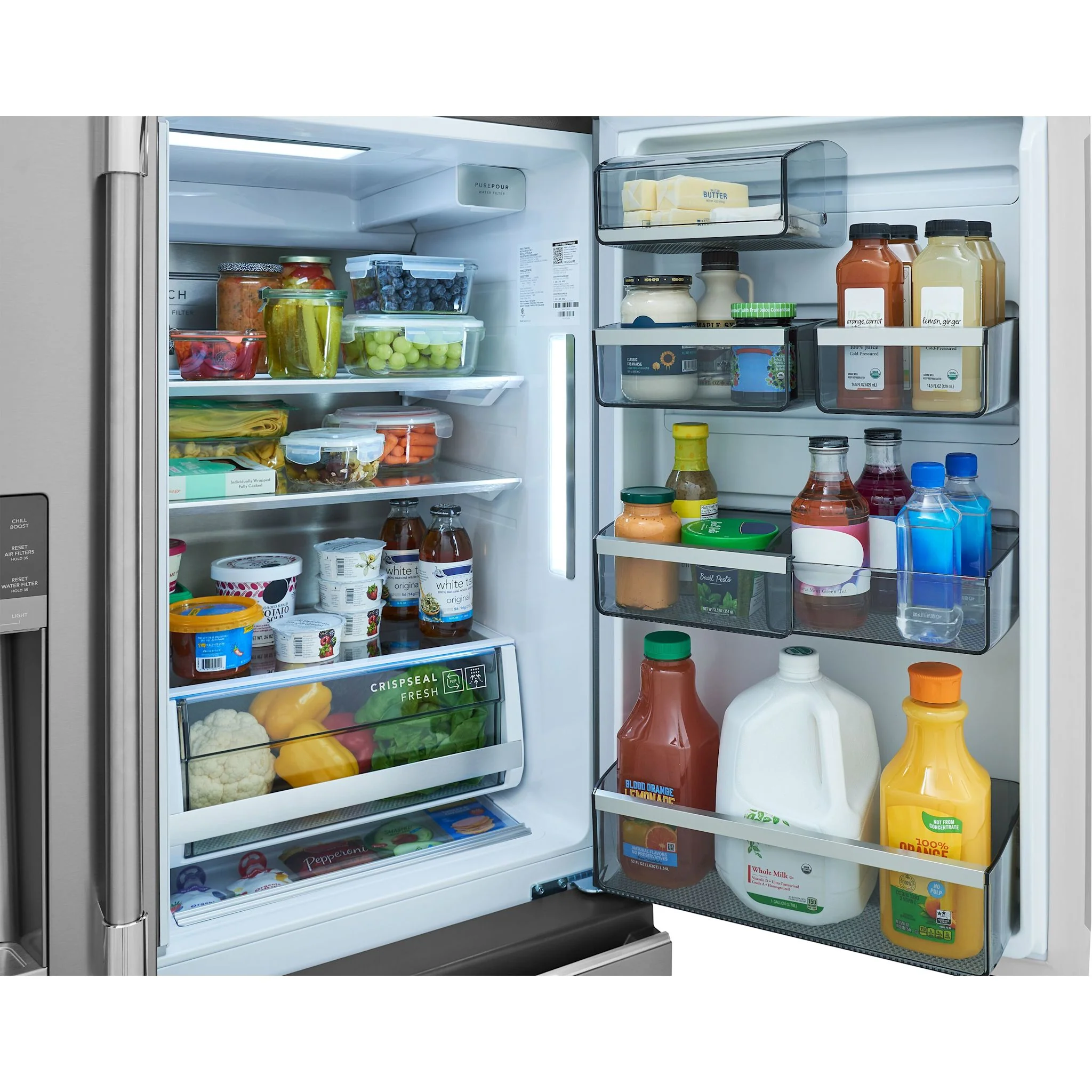 Frigidaire Professional 21 Cu. Ft. Counter-Depth 4-Door French Door Refrigerator - SmudgeProof Stainless Steel (PRMC2290BF) - Image 15