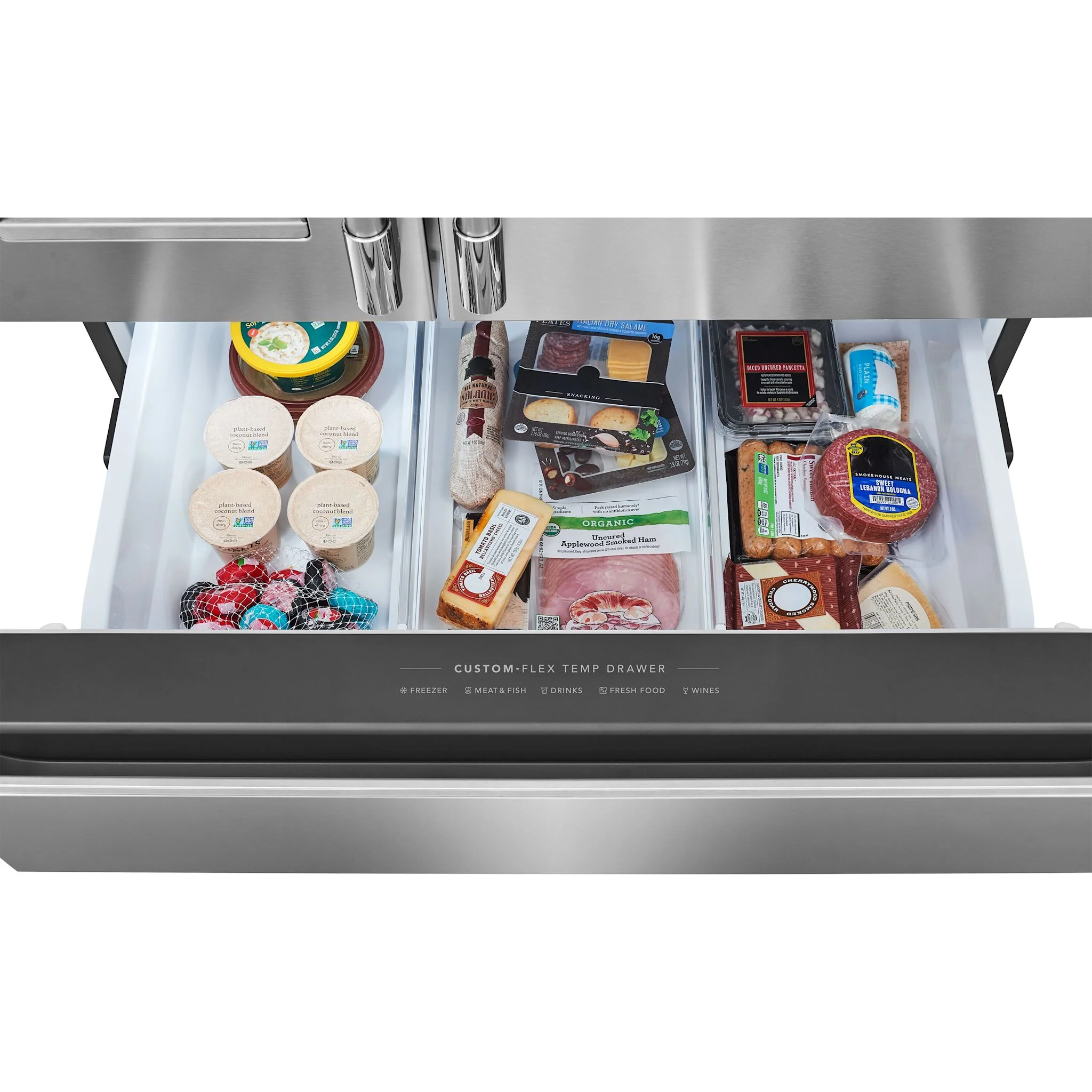 Frigidaire Professional 21 Cu. Ft. Counter-Depth 4-Door French Door Refrigerator - SmudgeProof Stainless Steel (PRMC2290BF) - Image 5