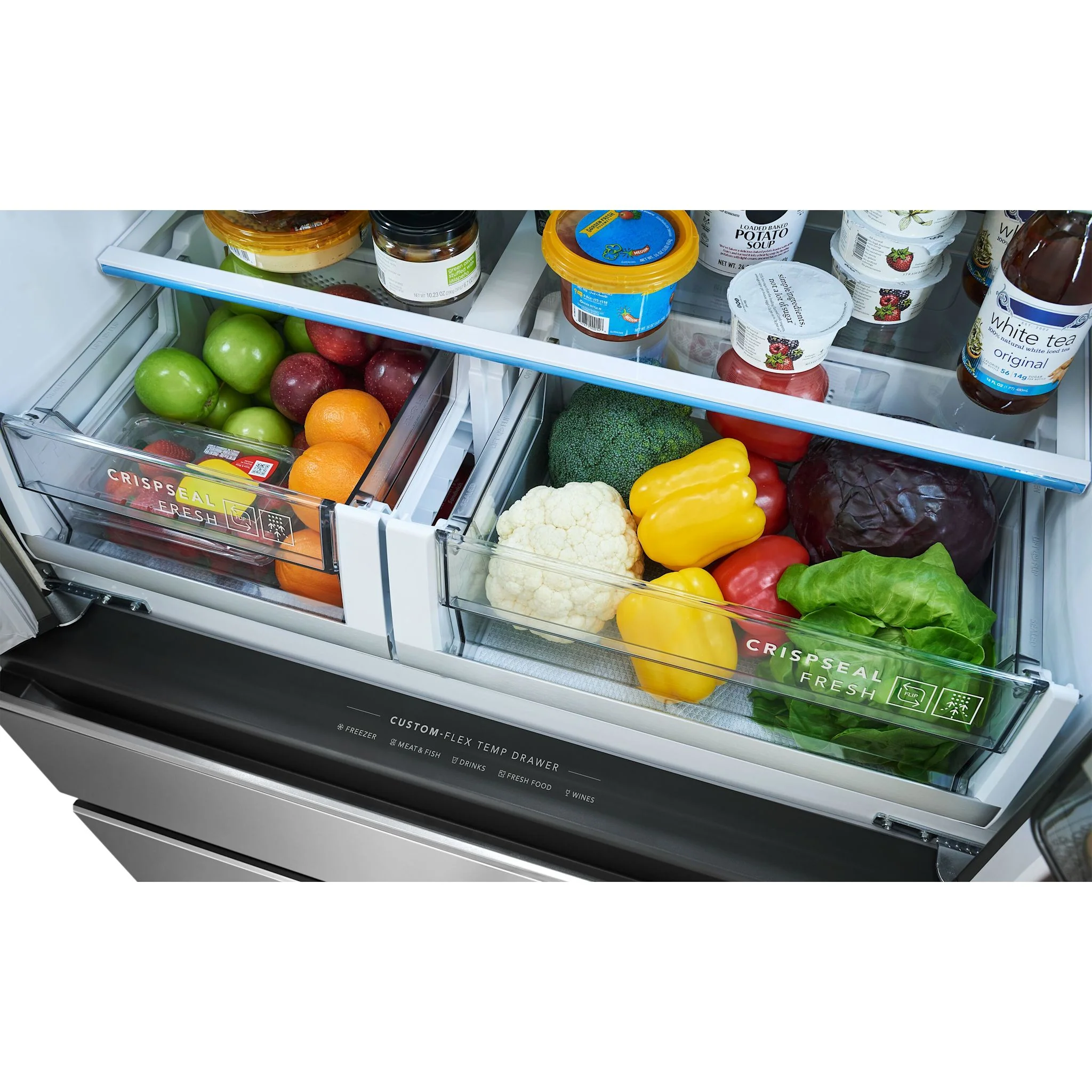 Frigidaire Professional 21 Cu. Ft. Counter-Depth 4-Door French Door Refrigerator - SmudgeProof Stainless Steel (PRMC2290BF) - Image 9