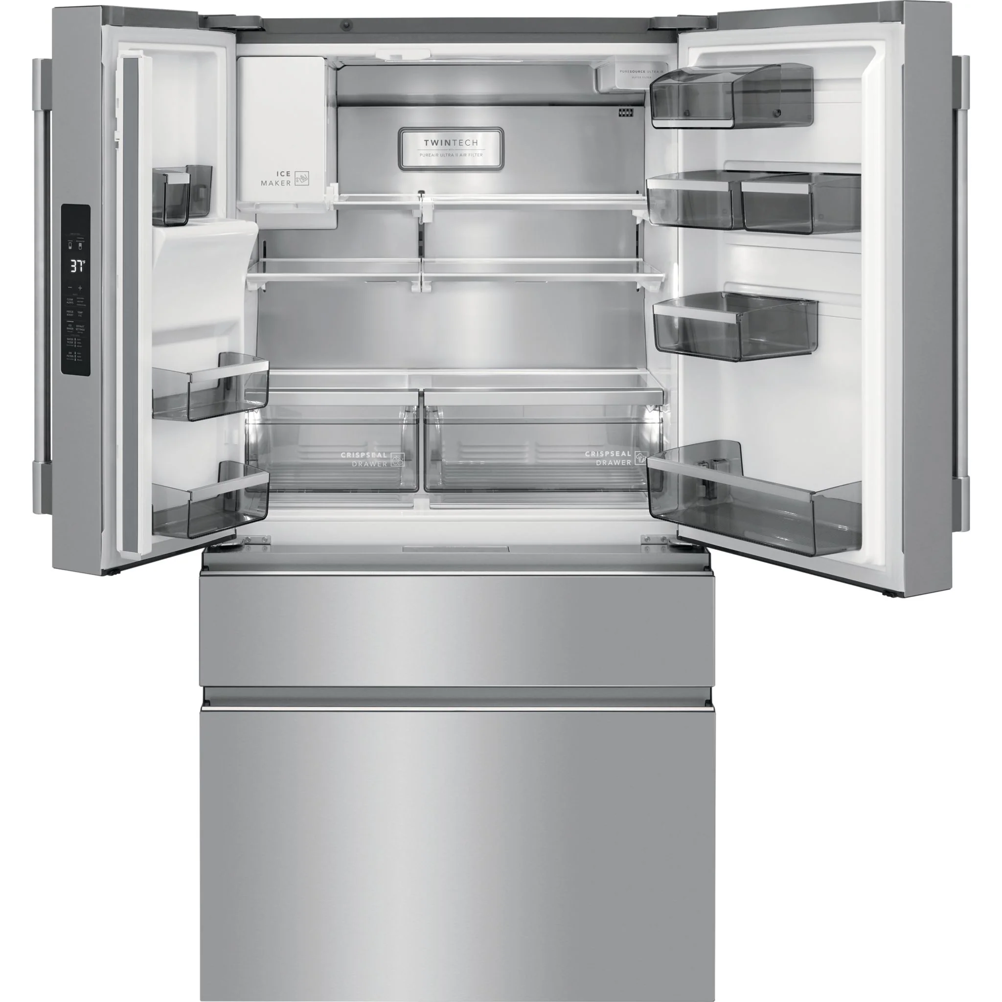 Frigidaire Professional 21 Cu. Ft. Counter-Depth 4-Door French Door Refrigerator - Stainless Steel ( PRMC2285AF ) - Image 3