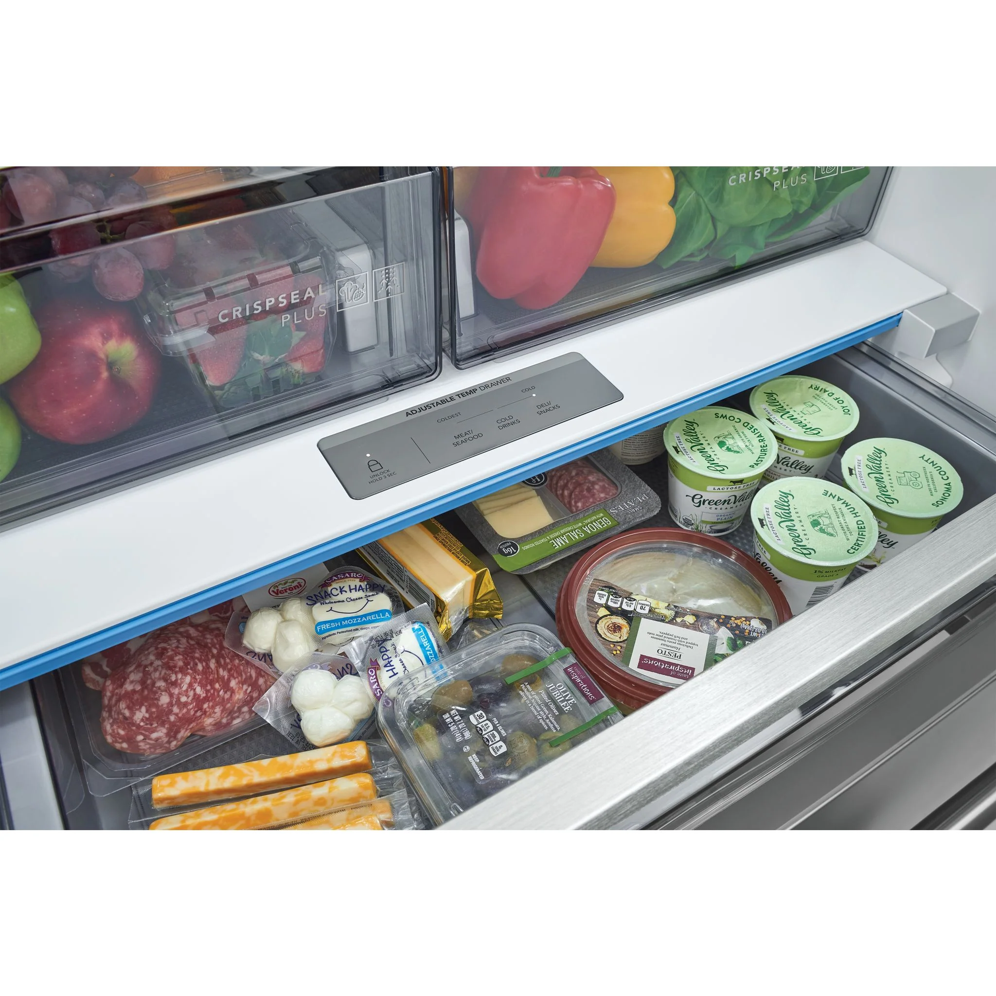 Frigidaire Professional 23 Cu. Ft. Counter-Depth French Door Refrigerator - Stainless Steel ( PRFG2383AF ) - Image 17