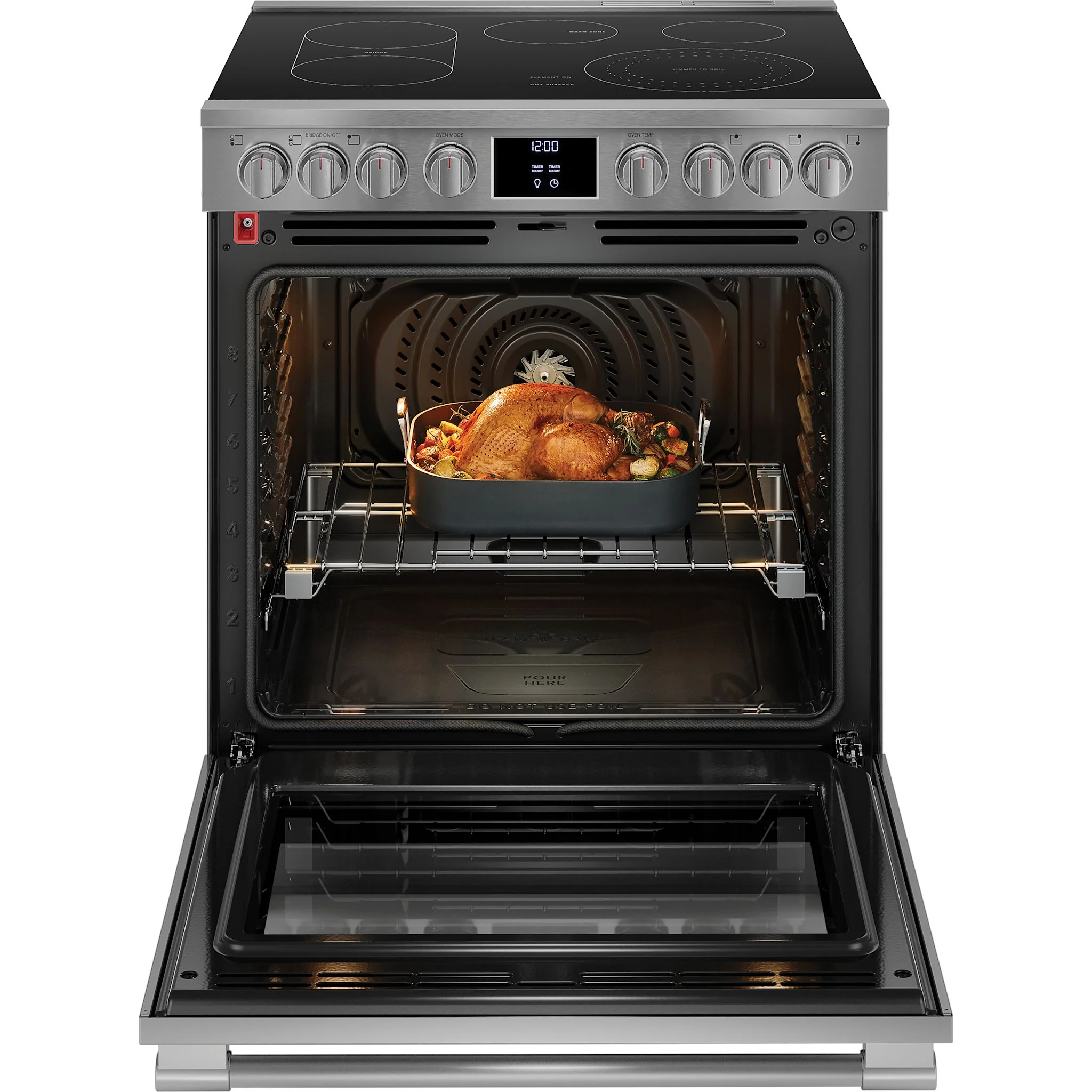 Frigidaire Professional 30" Electric Range with Total Convection - Stainless Steel ( PCFE308CAF ) - Image 7