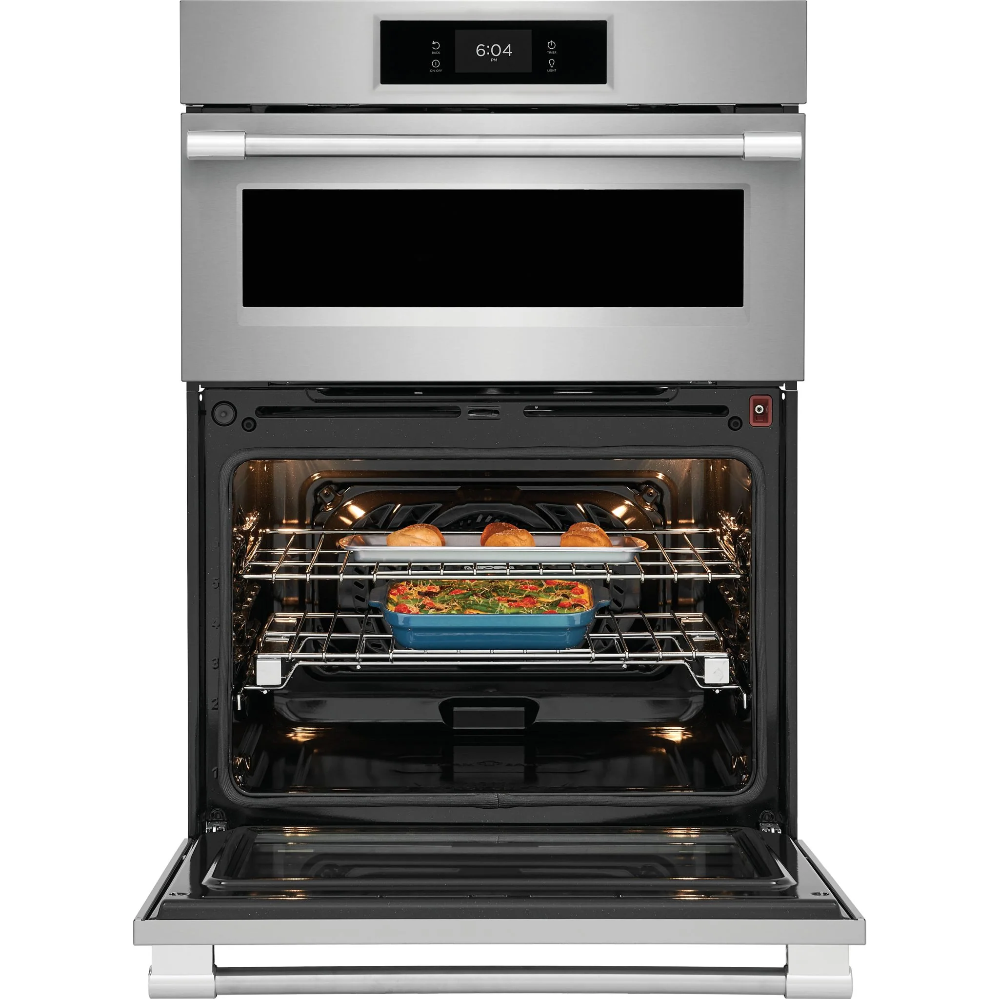 Frigidaire Professional 30" Electric Wall Oven and Microwave Combination with Total Convection - Stainless Steel ( PCWM3080AF ) - Image 6