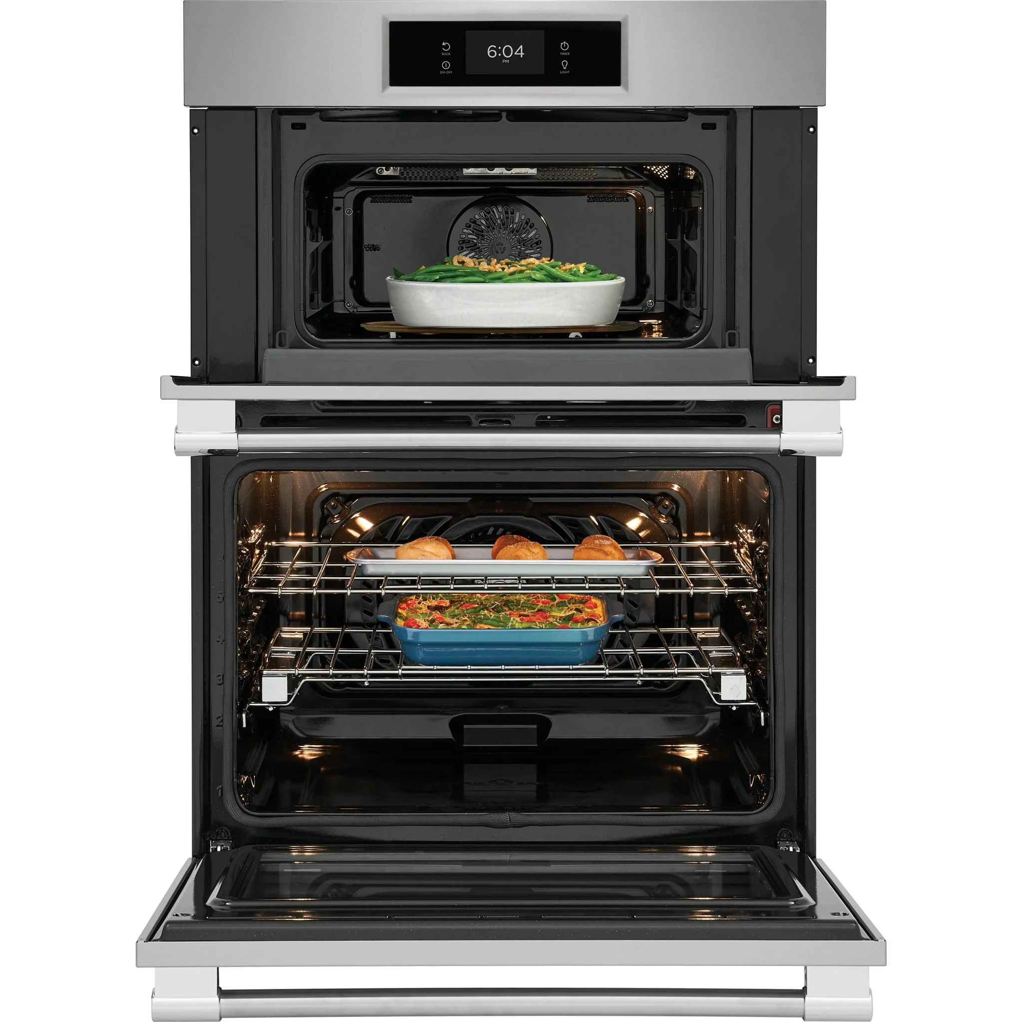Frigidaire Professional 30" Electric Wall Oven and Microwave Combination with Total Convection - Stainless Steel ( PCWM3080AF ) - Image 7