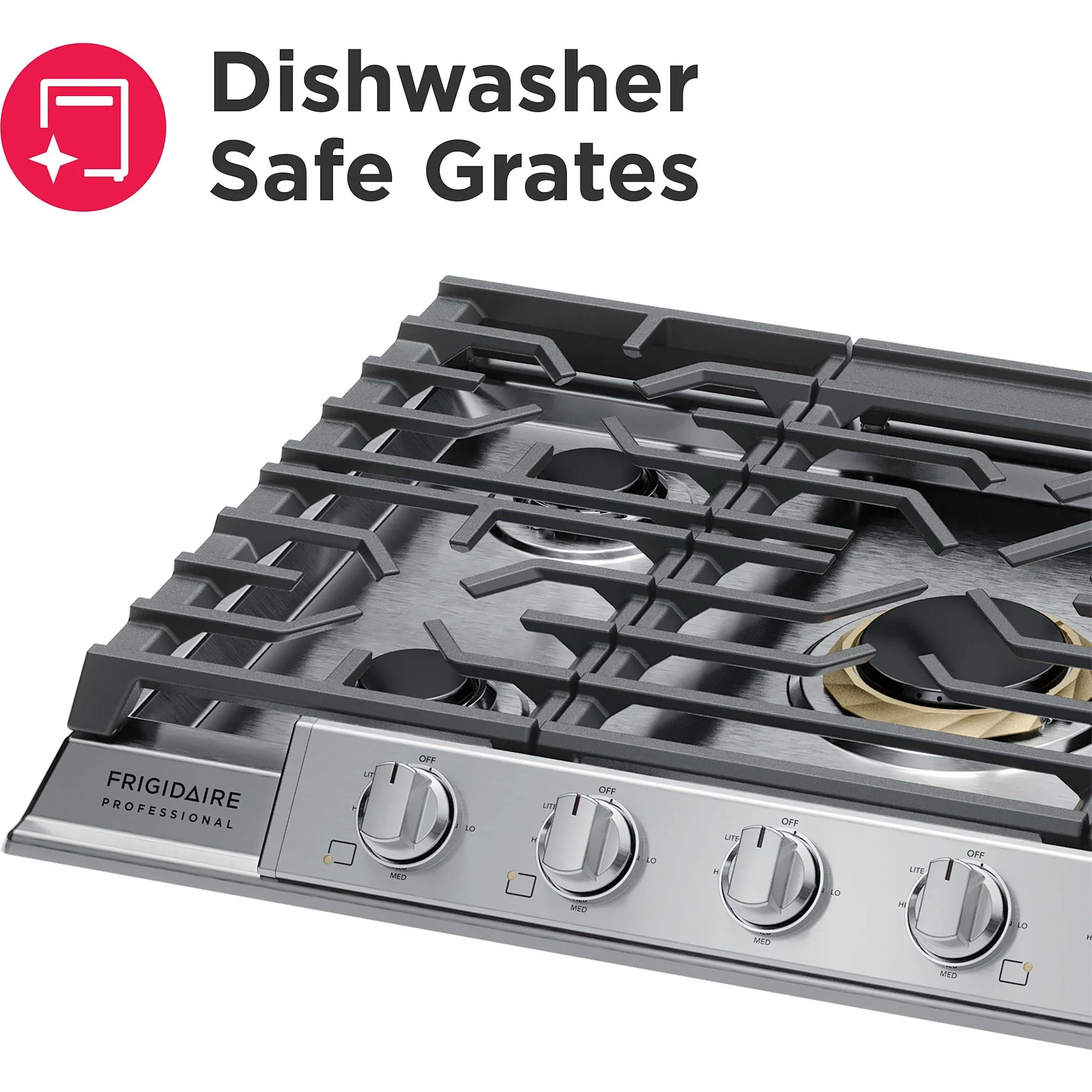 Frigidaire Professional 30" Gas Cooktop - Stainless Steel ( PCCG3080AS ) - Image 10