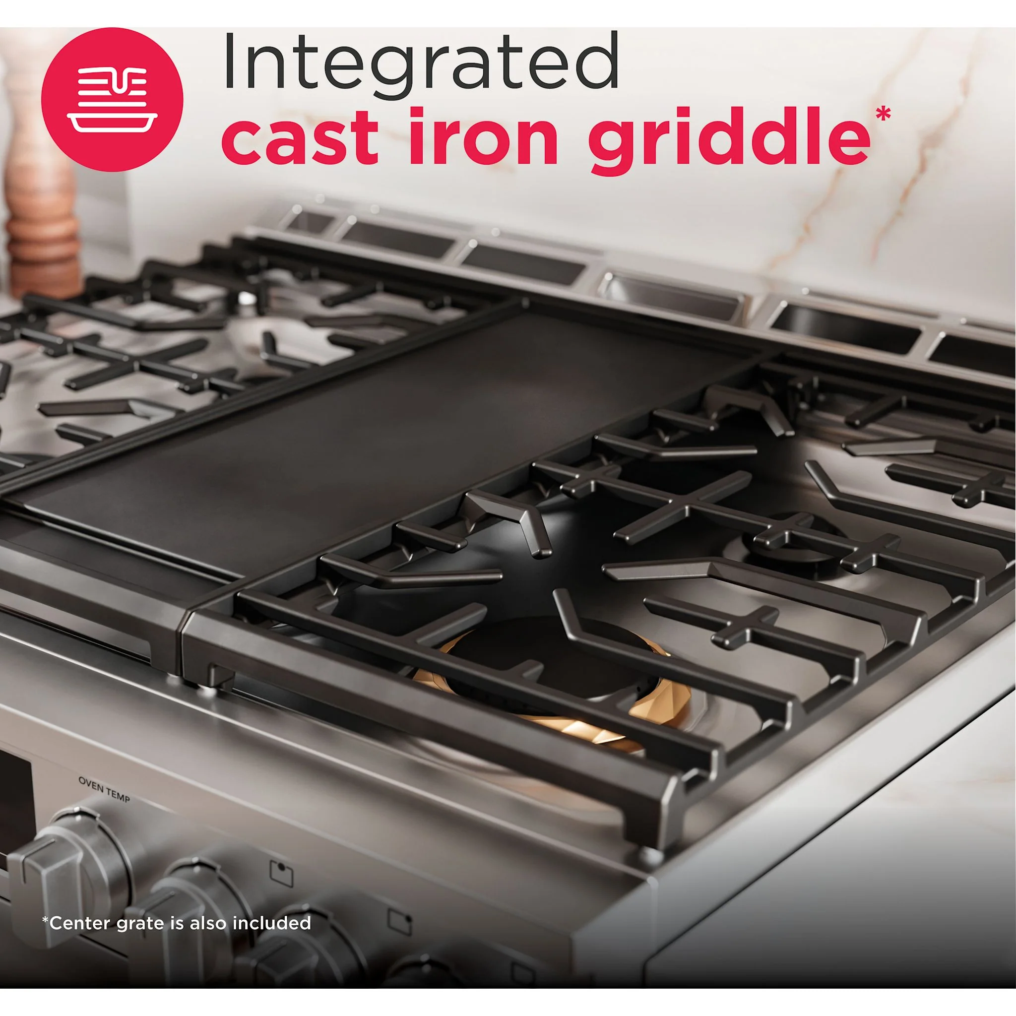 Frigidaire Professional 30" Gas Range with No Preheat and Air Fry - Stainless Steel ( PCFG3080AF ) - Image 8