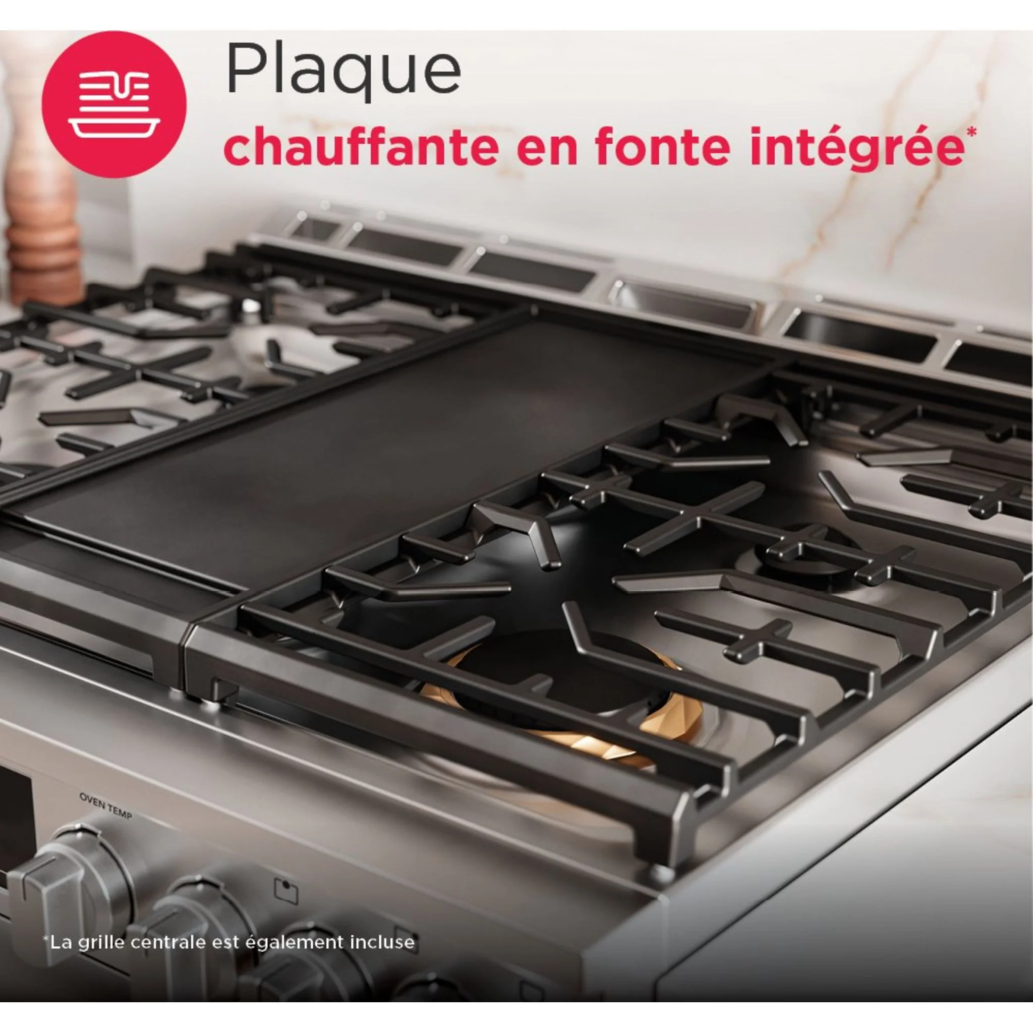 Frigidaire Professional 30" Gas Range with No Preheat and Air Fry - Stainless Steel ( PCFG3080AF ) - Image 9