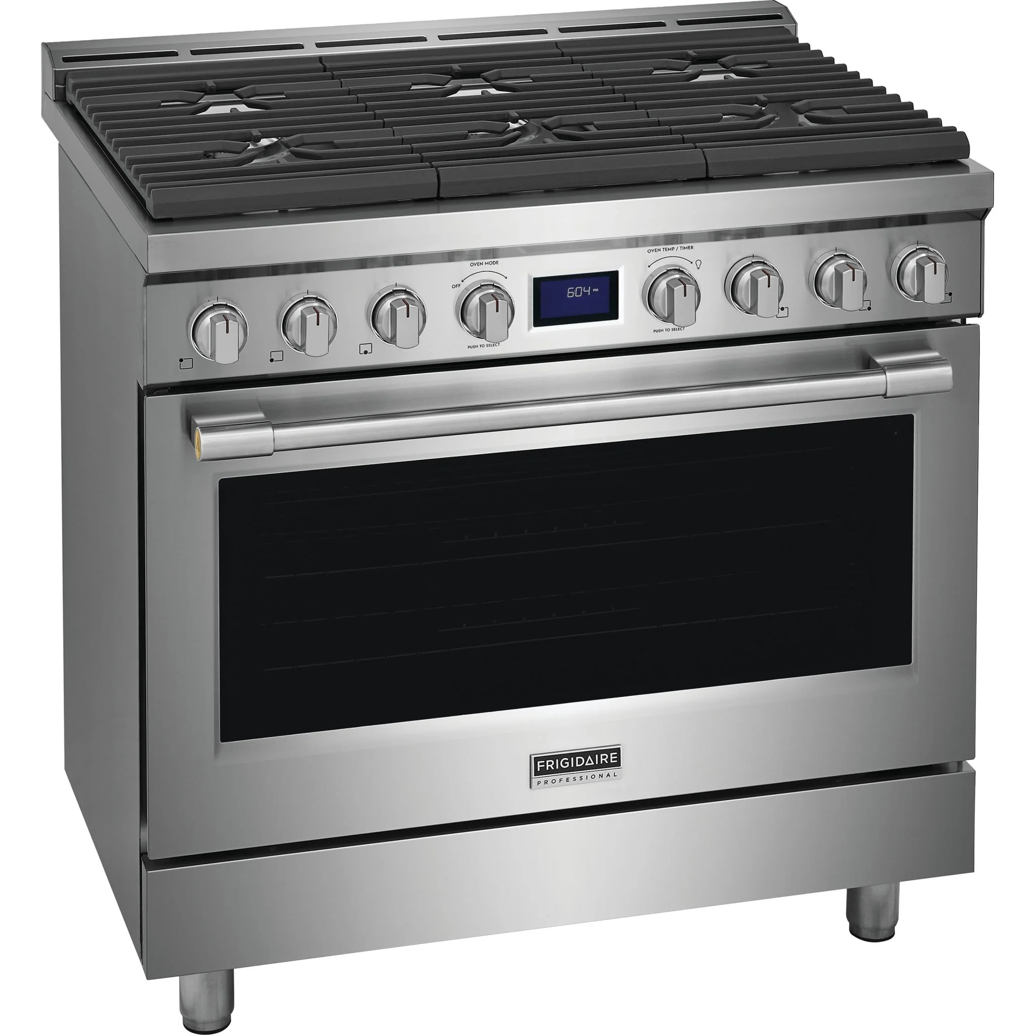 Frigidaire Professional 36" Front Control Freestanding Gas Range - Stainless Steel ( PCFG3670AF ) - Image 4