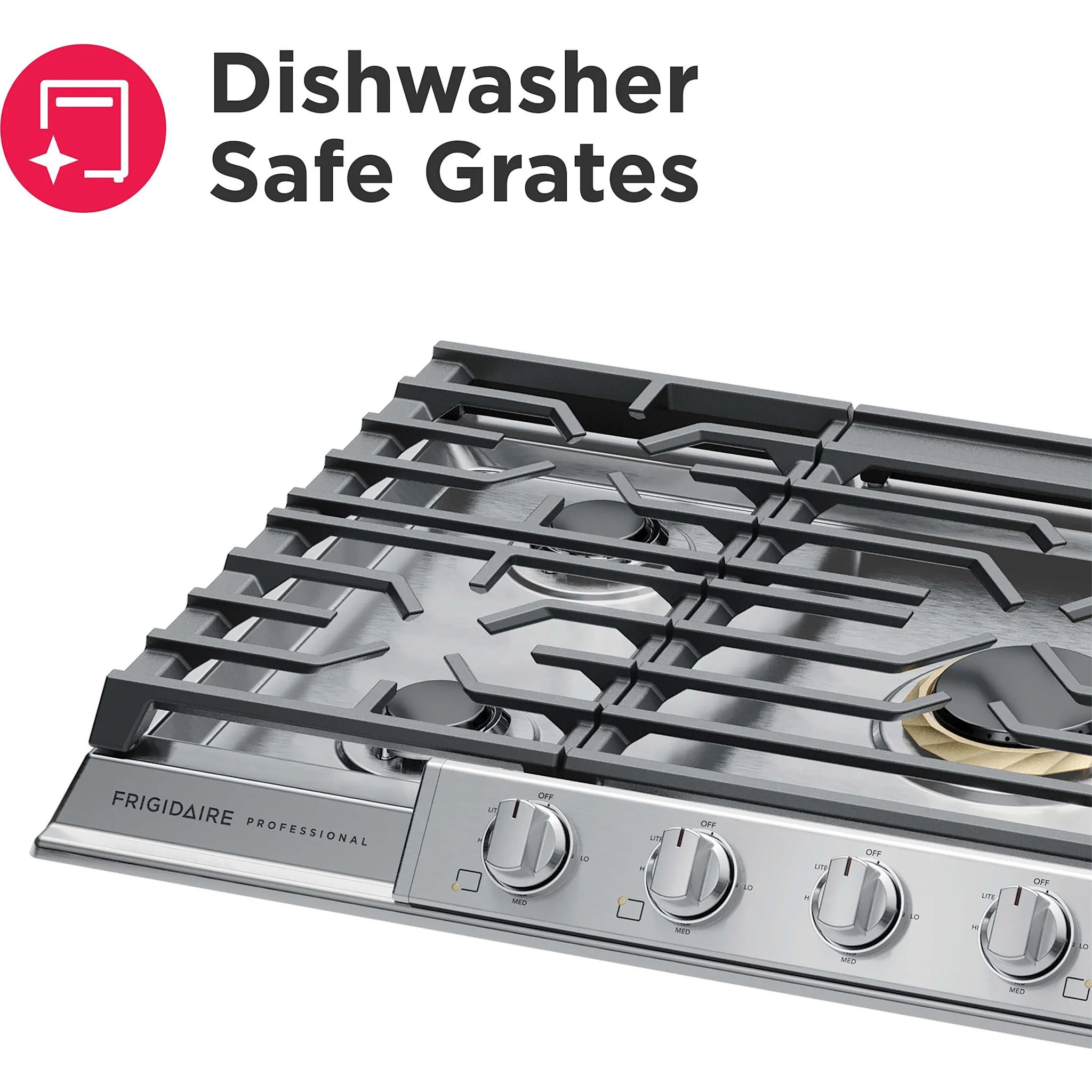 Frigidaire Professional 36" Gas Cooktop - Stainless Steel ( PCCG3680AS ) - Image 6