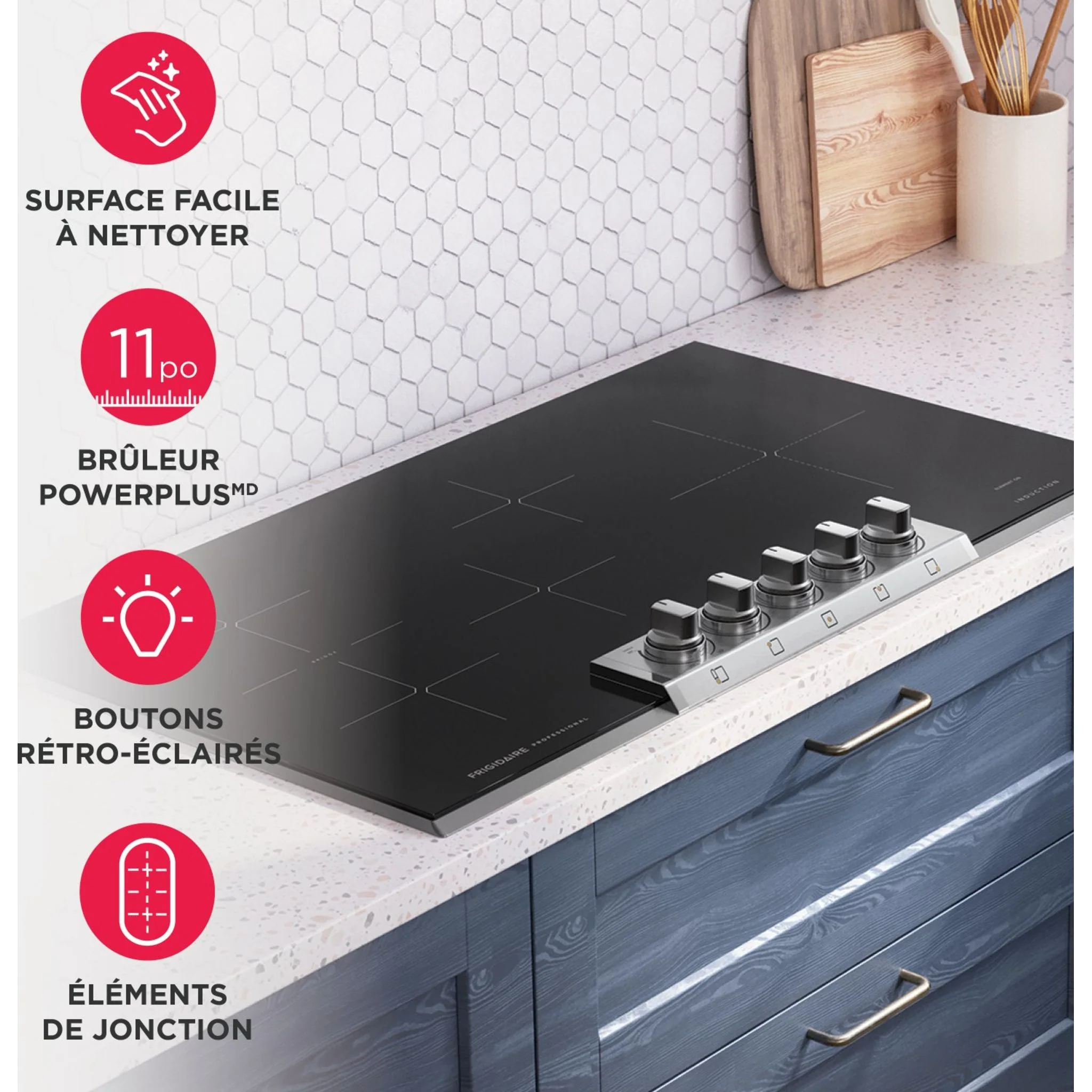 Frigidaire Professional 36" Induction Cooktop - Stainless Steel ( PCCI3680AF ) - Image 10