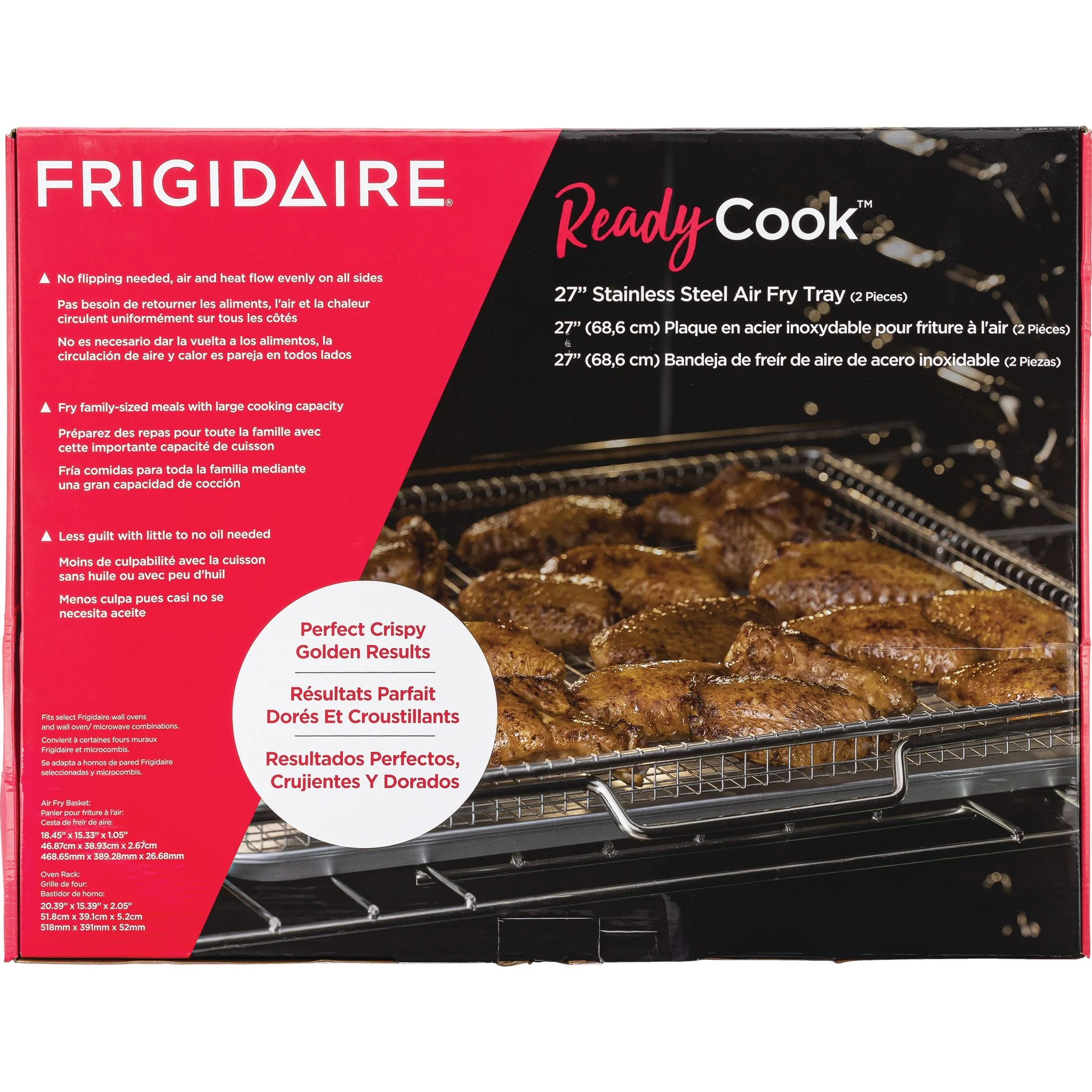 Frigidaire ReadyCook™ 27" Air Fry Tray - Stainless Steel ( AFT27FRIG ) - Image 4