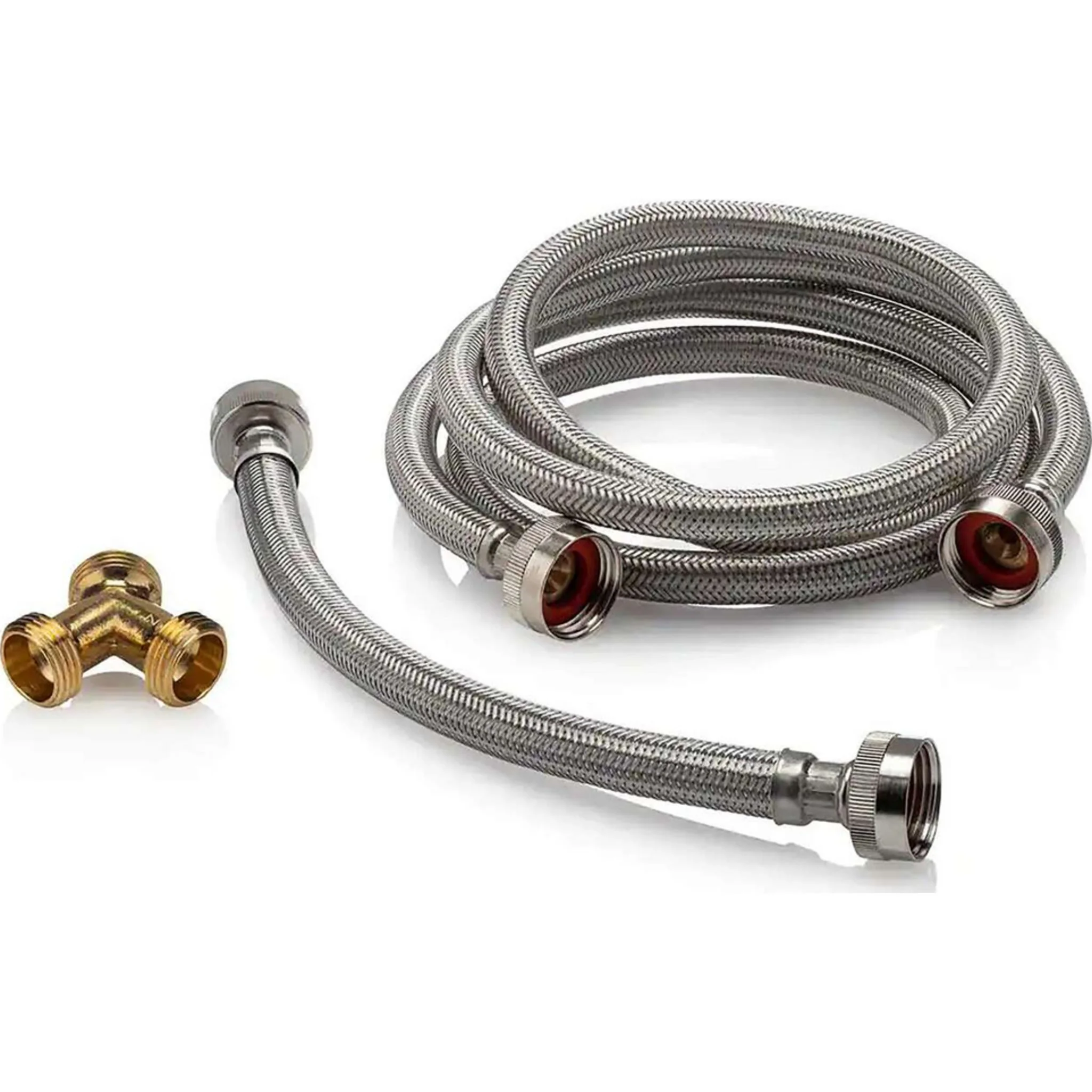 Frigidaire Steam Dryer Hose Kit (912000950) - Stainless Steel - Image 2