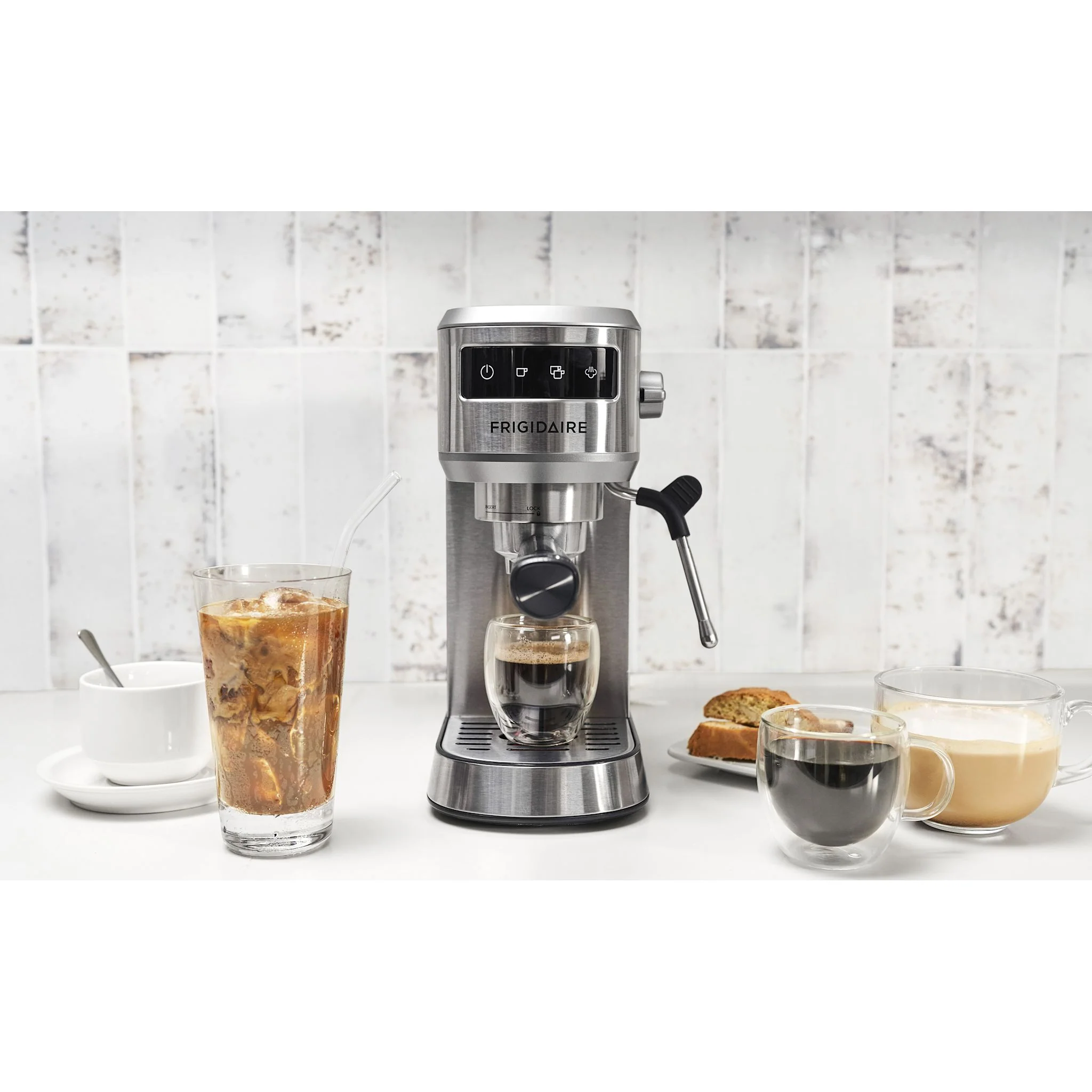 Frigidaire Steam Espresso Maker - Black Stainless ( FREM100SS ) - Image 10