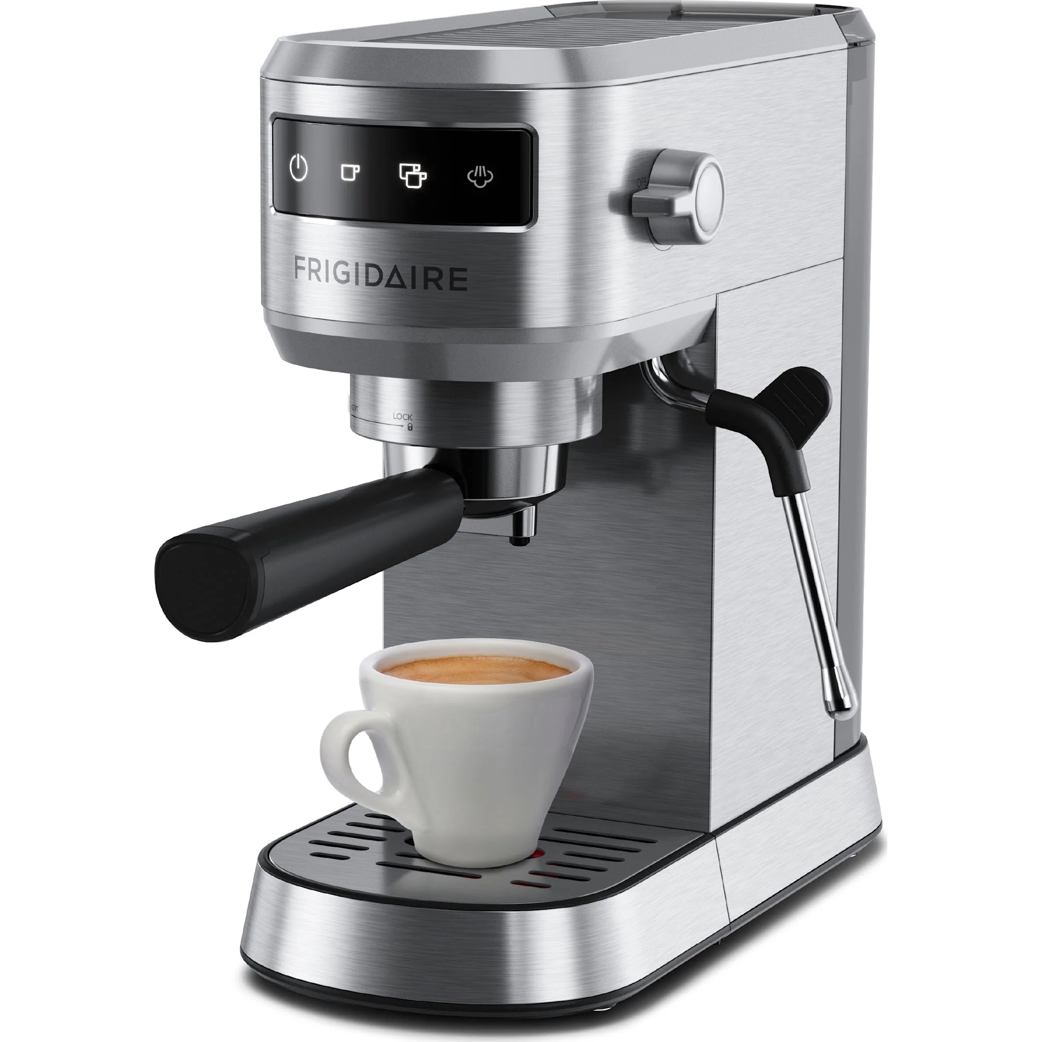 Frigidaire Steam Espresso Maker - Black Stainless ( FREM100SS ) - Image 2