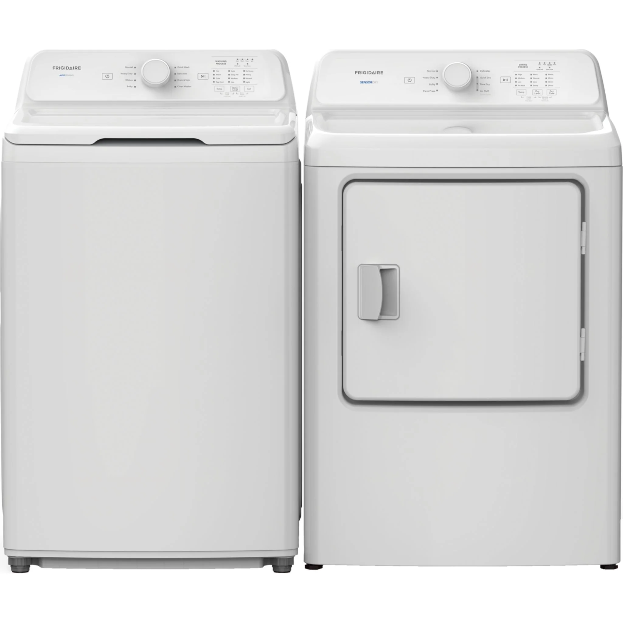 Frigidaire Top Load Pair (FLVW7000AW-FLVE700CAW) - White - Image 3