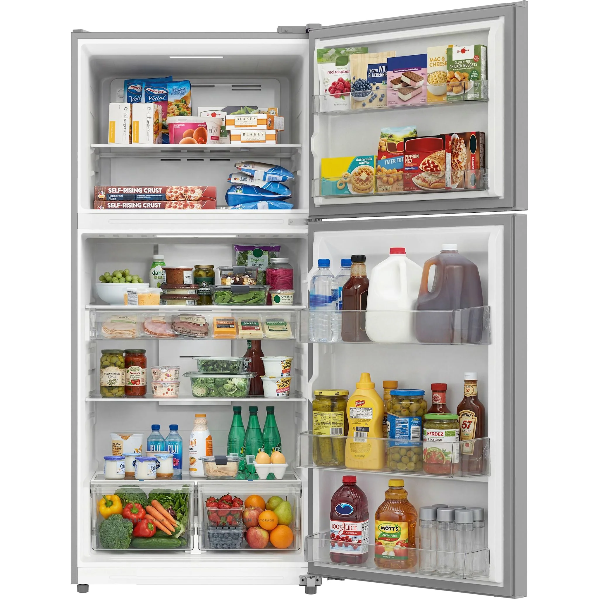 Frigidaire Top Mount Fridge (FRTE2246AS) - Stainless Steel - Image 5