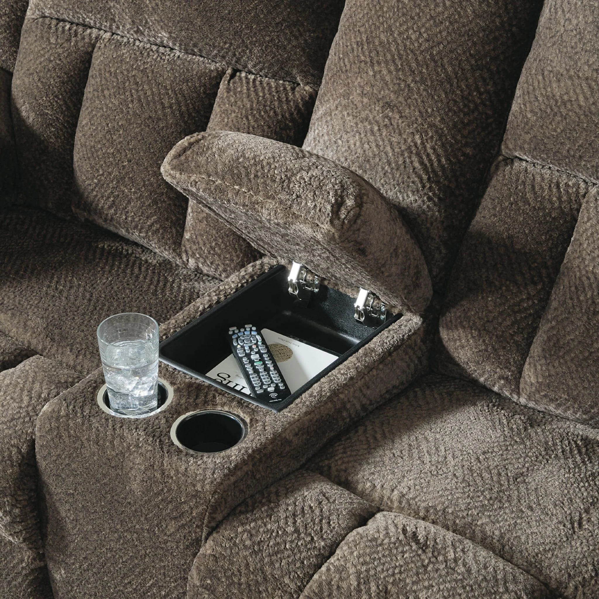 Frohn Reclining Loveseat with Console - Image 7