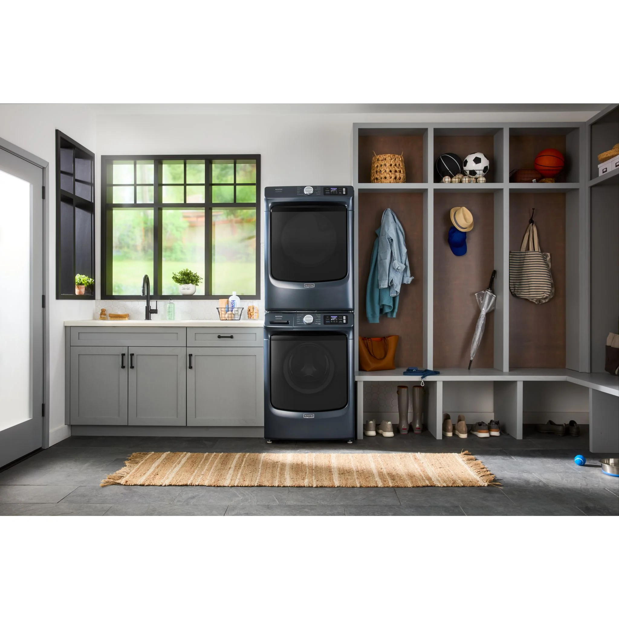Maytag Smart Pet Pro Front Load Laundry Pair - 5.8 cu. Ft. - Midnight Steel (MFW7020RF & YMED7020RF) - Image 6