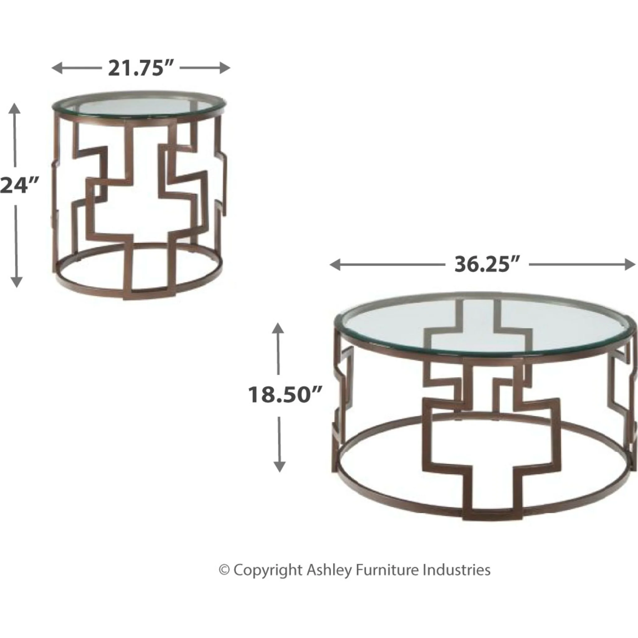 Frostine Occasional Table Set (set of 3) - Image 4