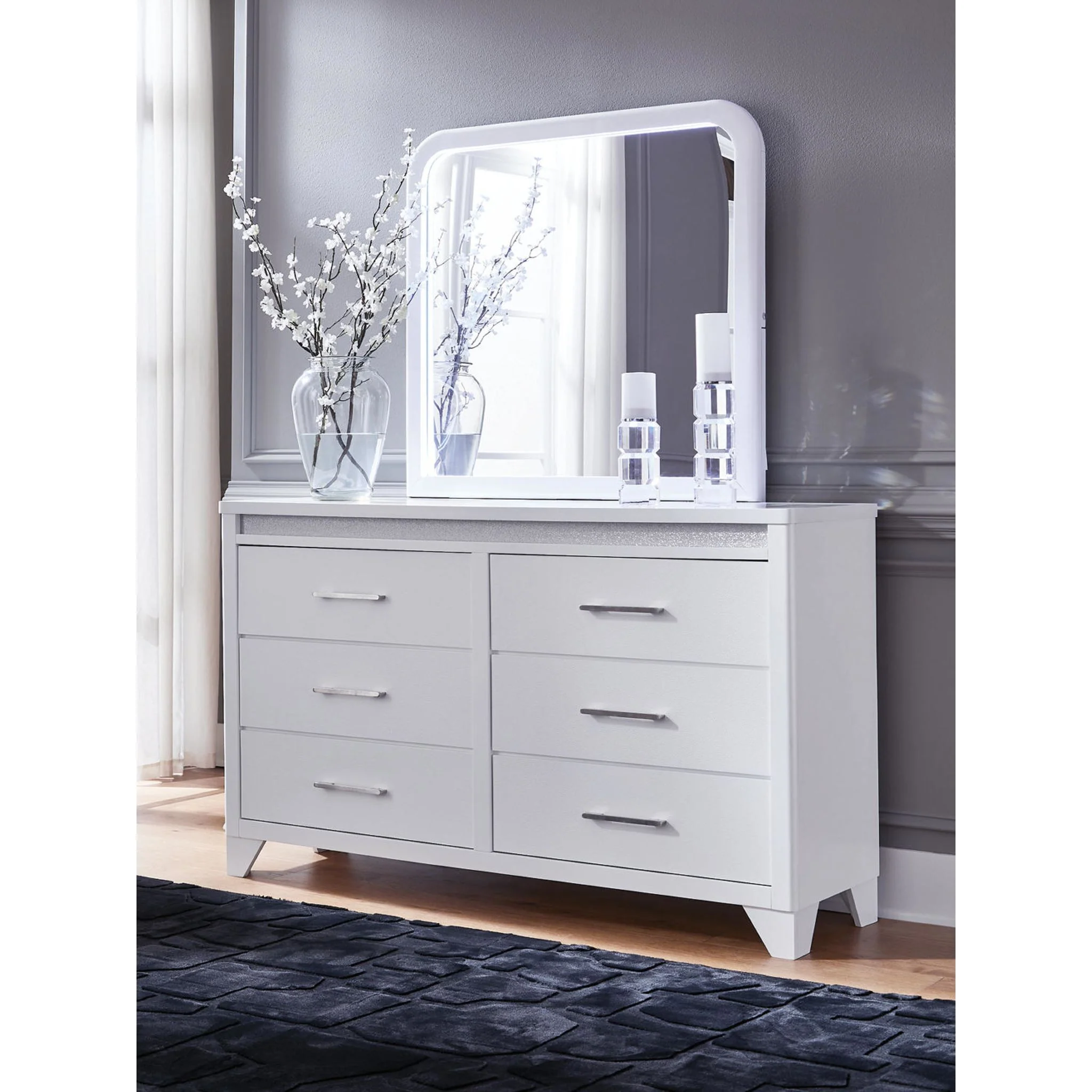 Frostlyn Dresser and Mirror - Image 2