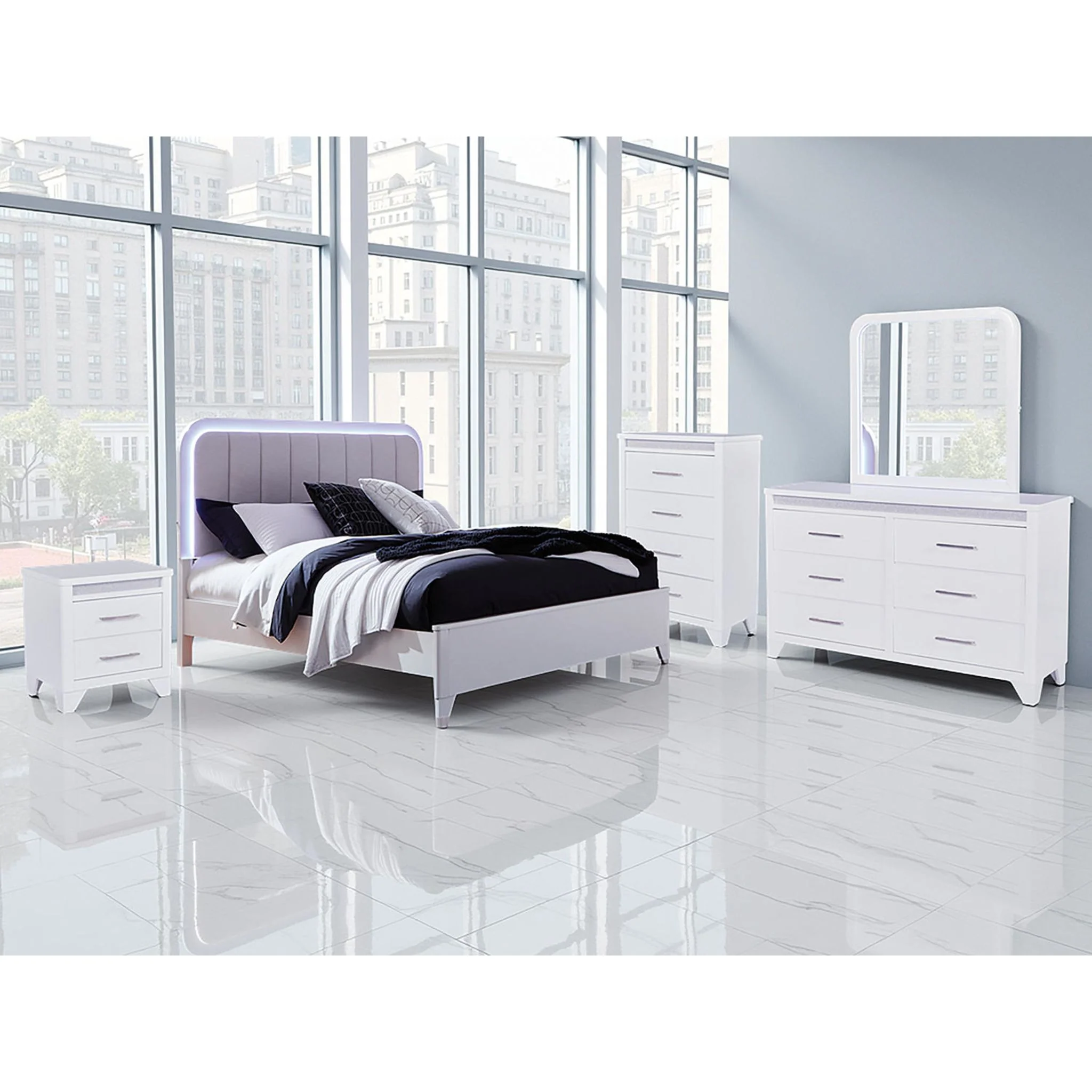 Frostlyn Queen Panel Bed - Image 2