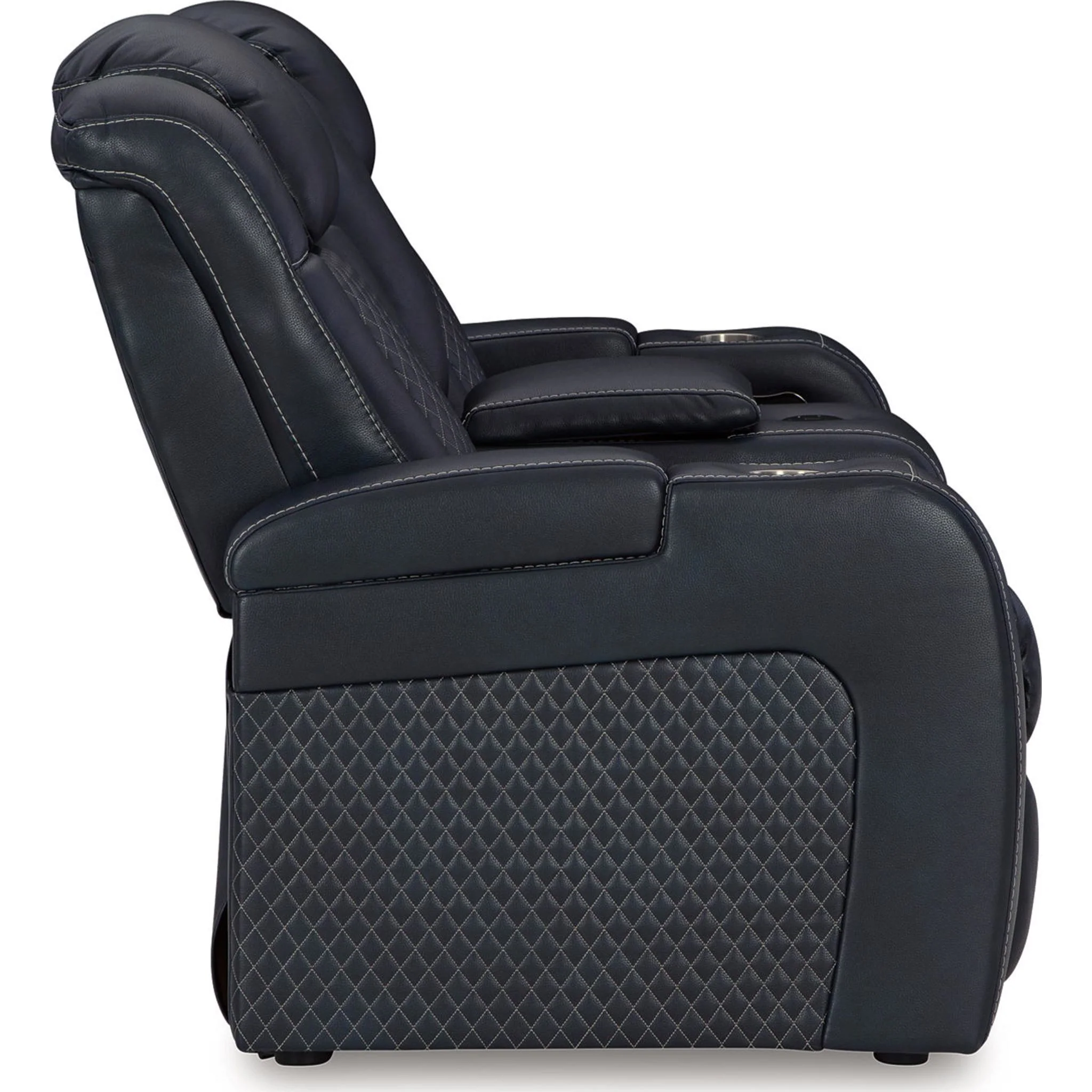 Fyne-Dyme Power Reclining Loveseat with Console - Image 12