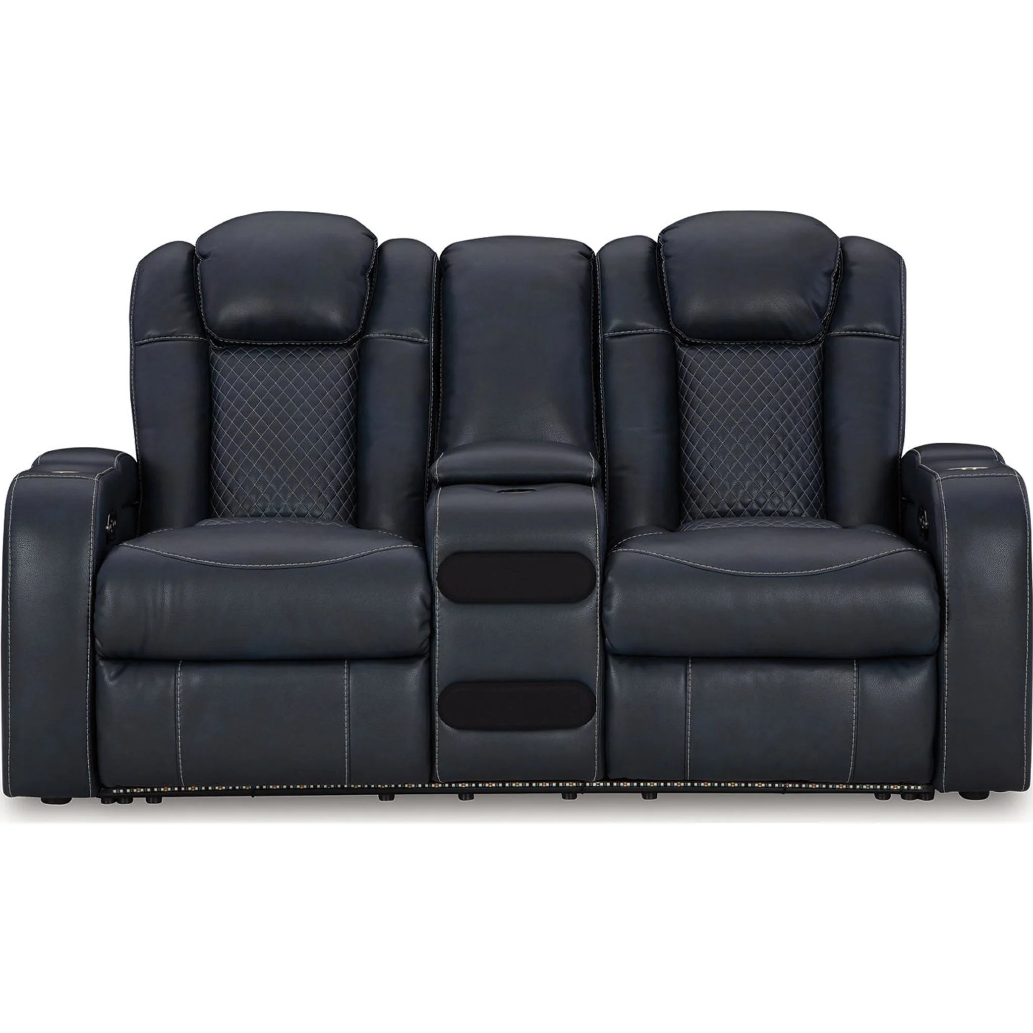 Fyne-Dyme Power Reclining Loveseat with Console - Image 2