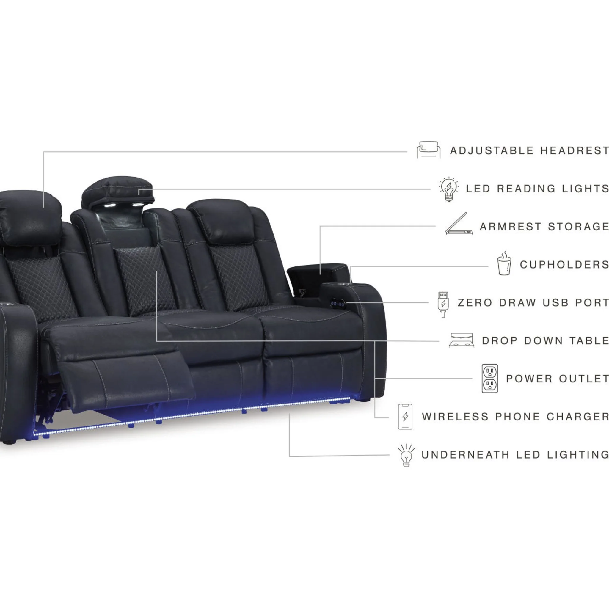 Fyne-Dyme Power Reclining Sofa - Image 17