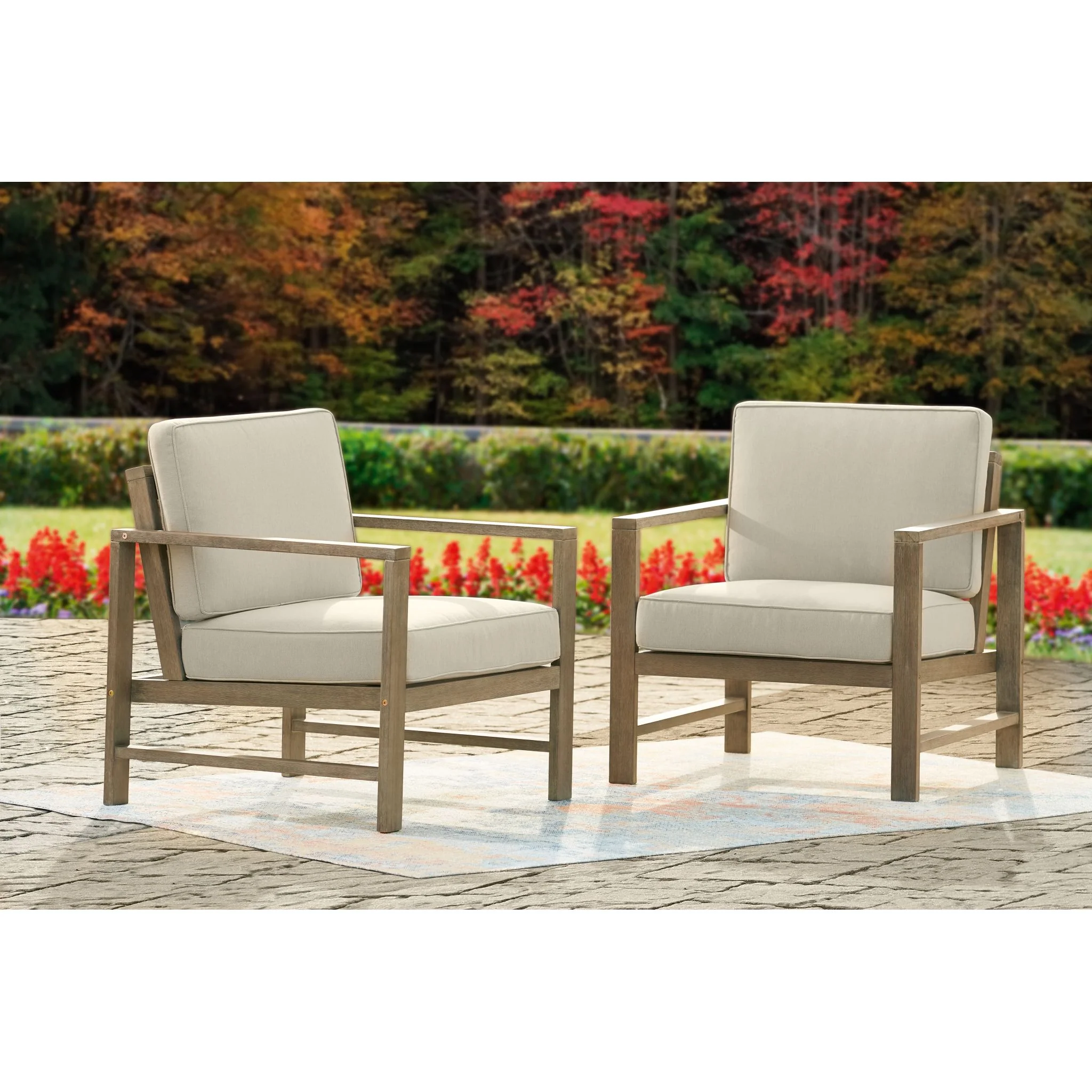 Outdoor Fynnegan Lounge Chair with Cushion (set of 2) - Image 2