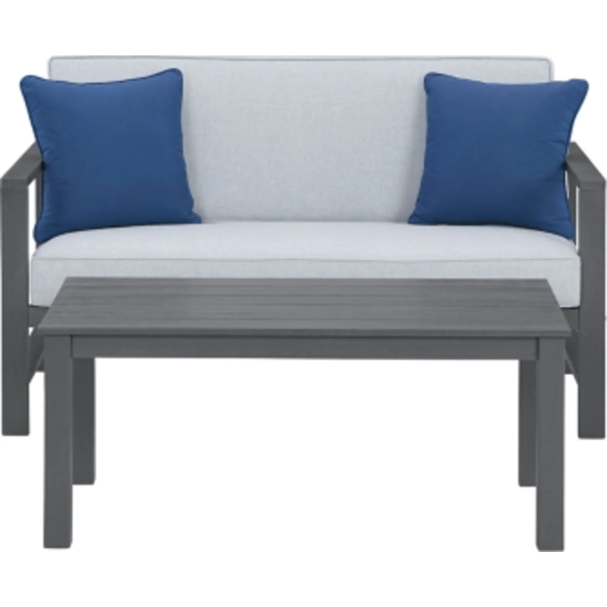 Outdoor Fynnegan Loveseat with Table - Image 6