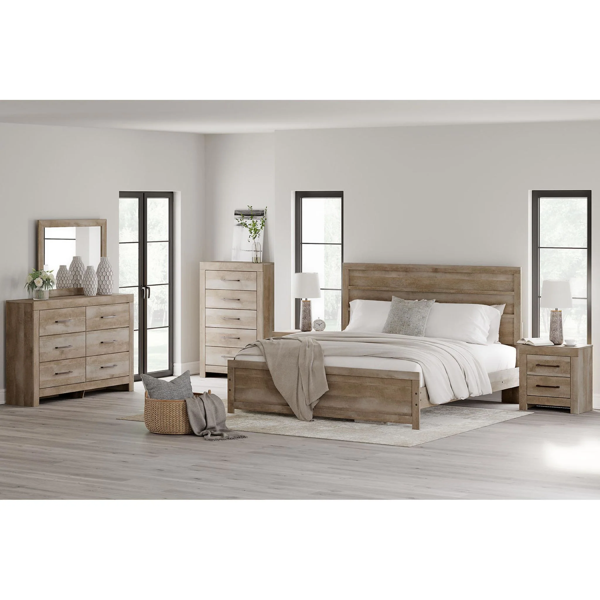 Gachester-Exclusive 5 Piece Panel Bedroom - Image 38
