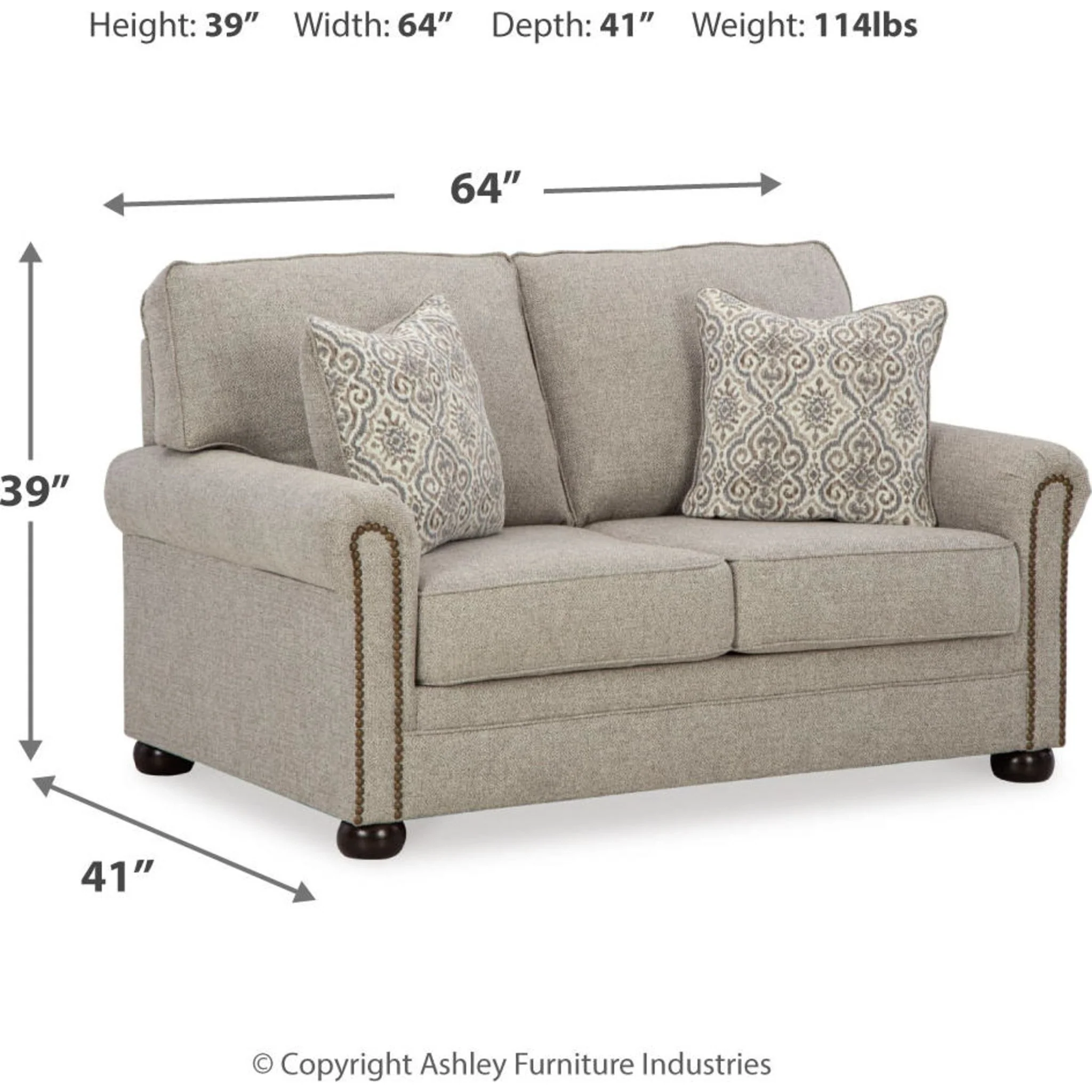 Gaelon Loveseat - Image 4